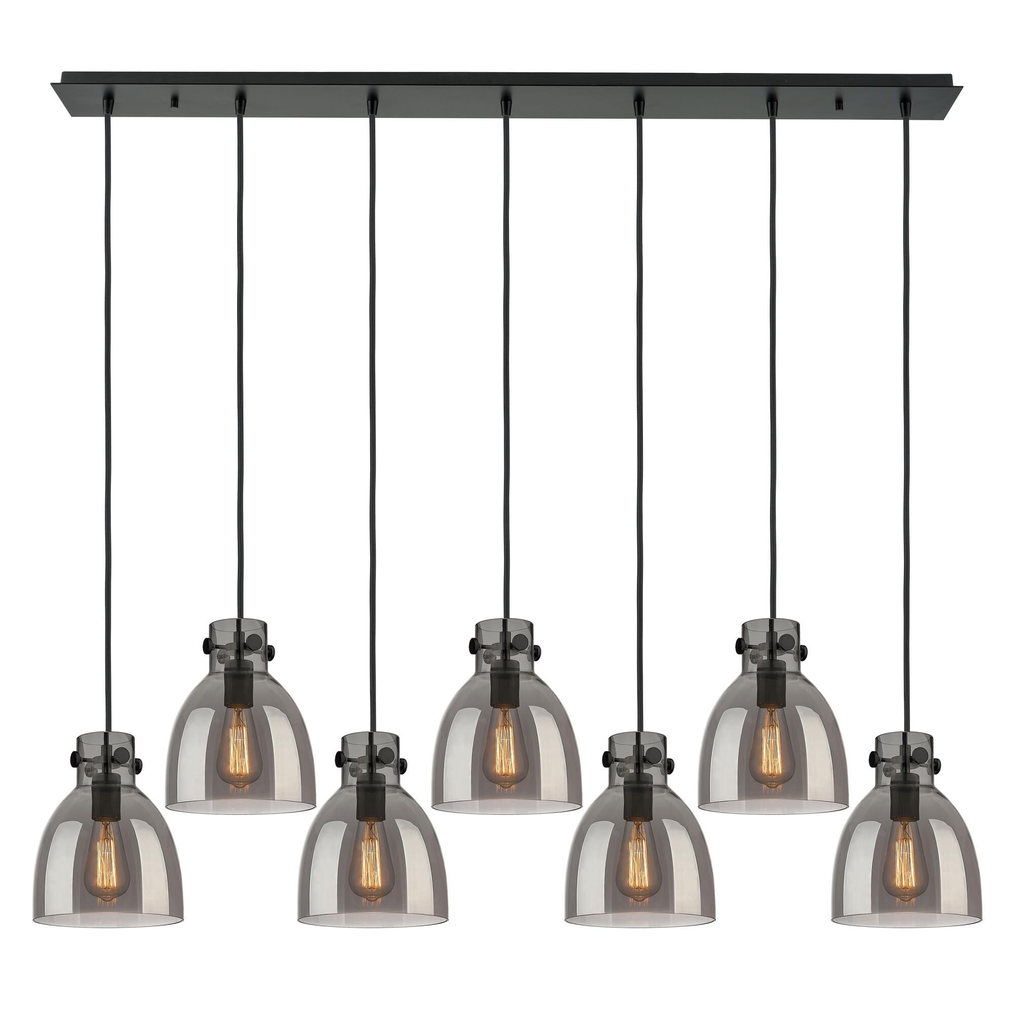 Bruno Marashlian Newton Bell 51 Inch 7 Light Linear Suspension Light by Innovations Lighting