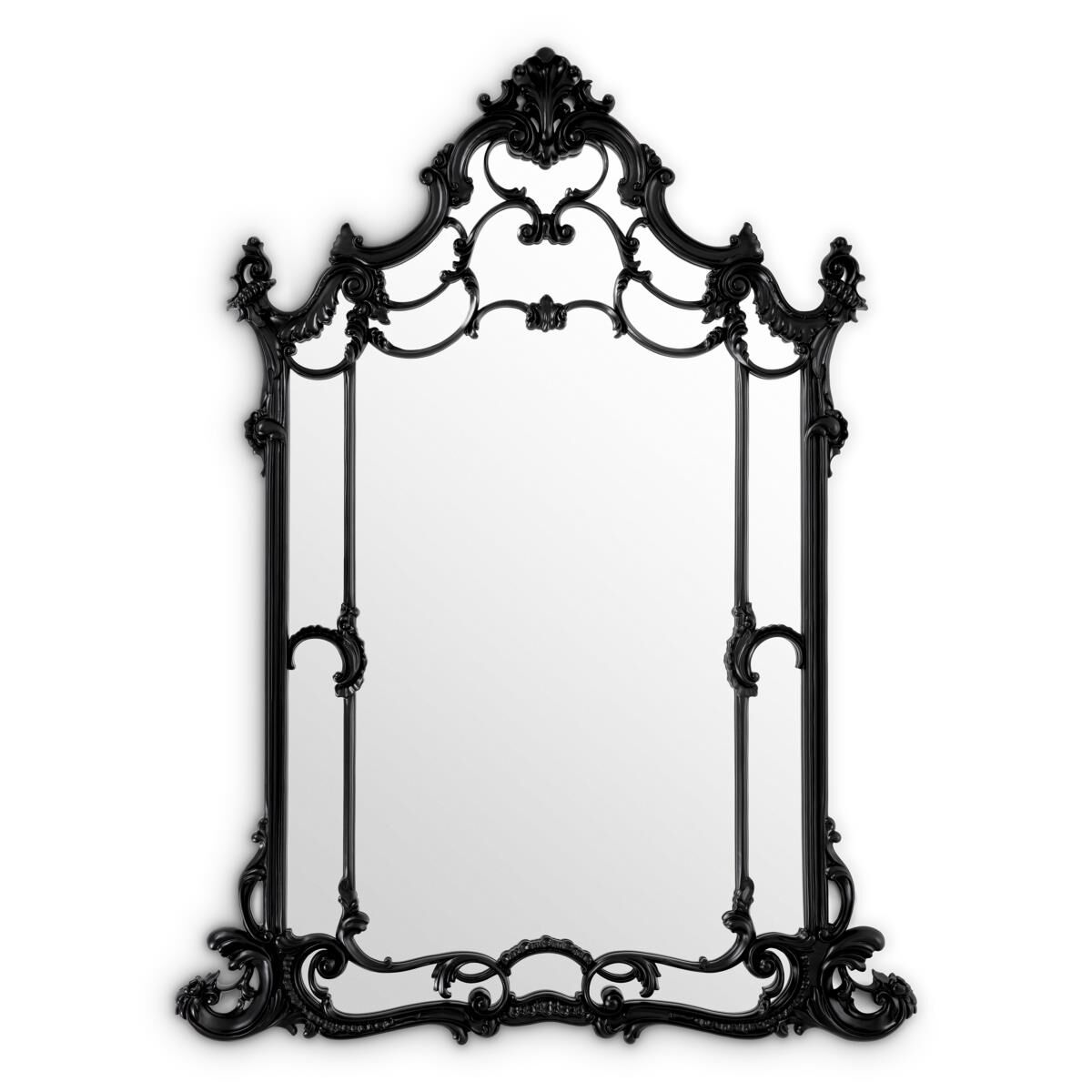 Shown in Black, Bevelled Mirror Glass finish