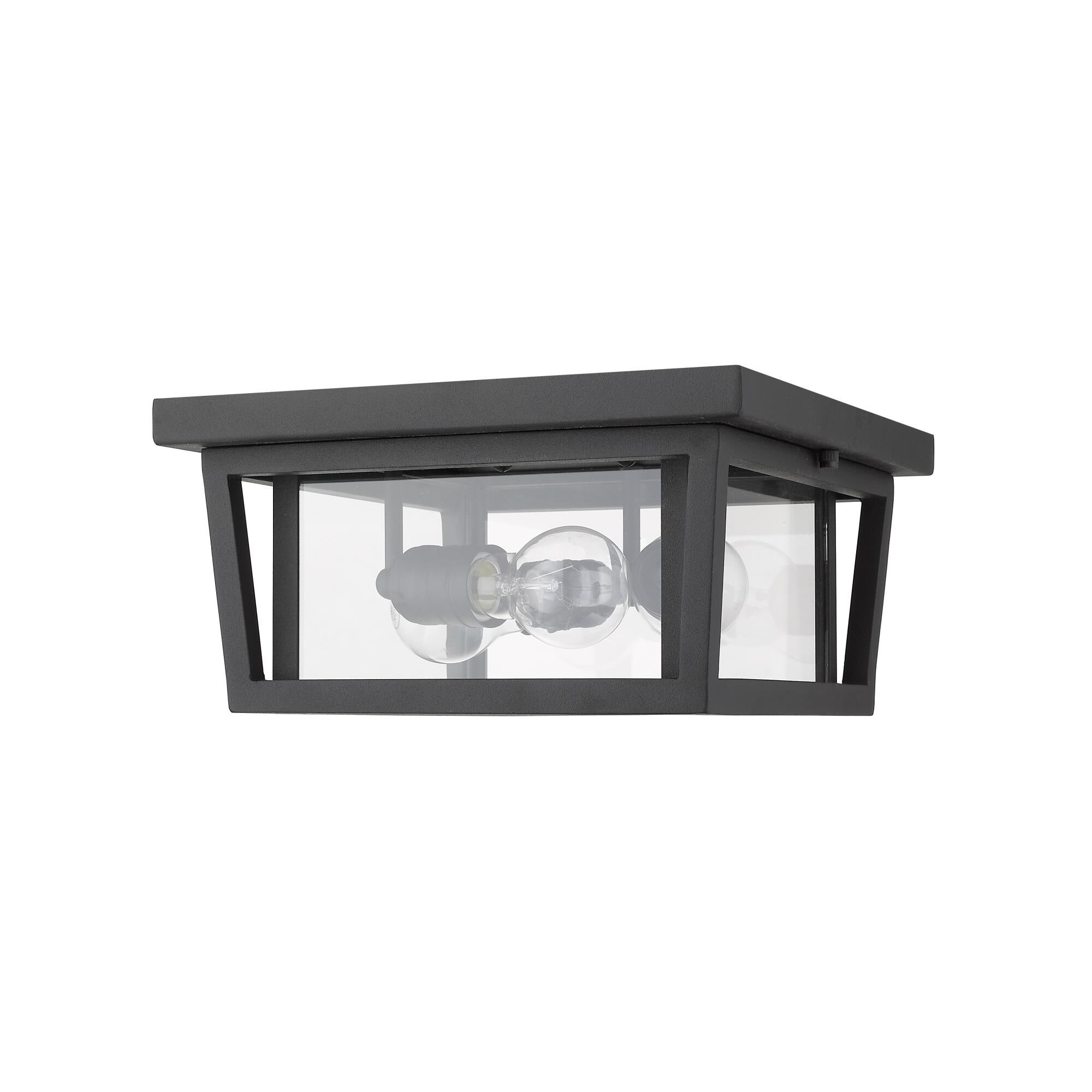 Seoul 12 Inch 3 Light Outdoor Flush Mount by Z-Lite