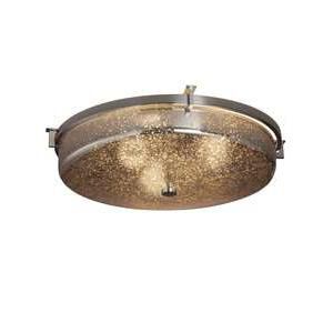 Shown in Polished Chrome finish and Artisan glass and Mercury shade