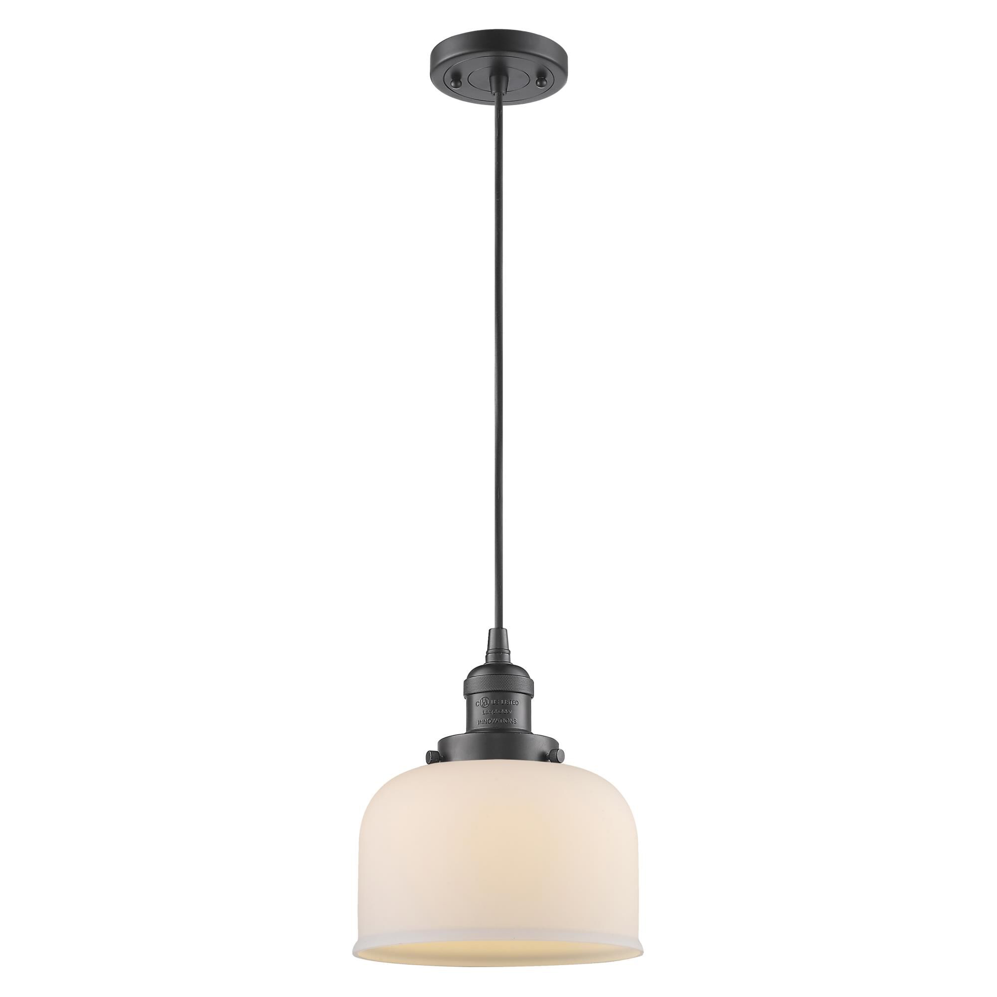 Bruno Marashlian Large Bell 8 Inch Mini Pendant by Innovations Lighting