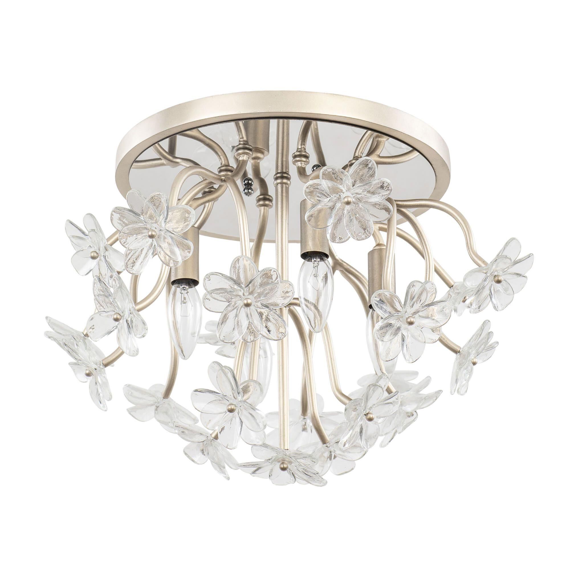 Wildflower 19 Inch 4 Light Semi Flush Mount by Varaluz