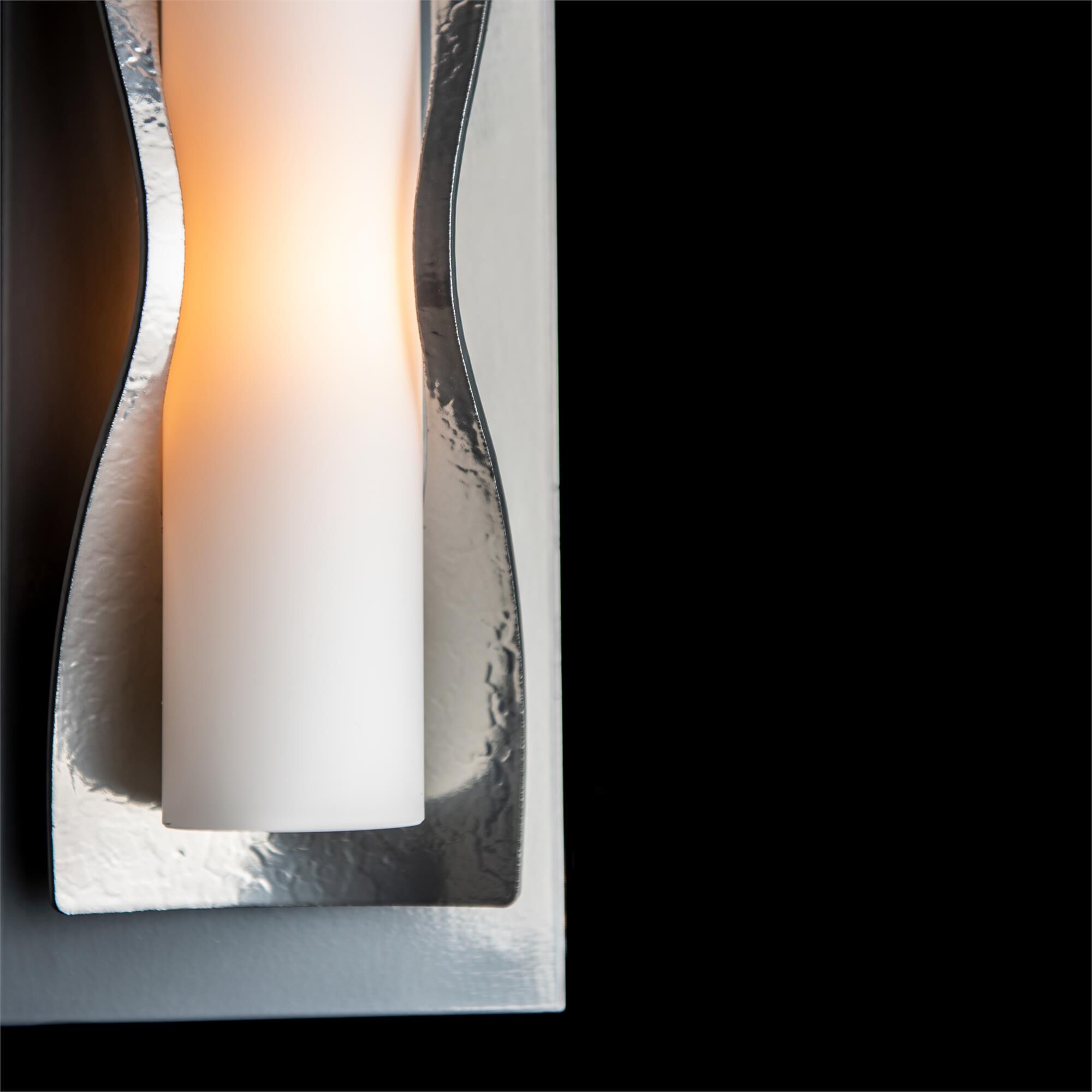 Shown in Sterling finish and Opal glass