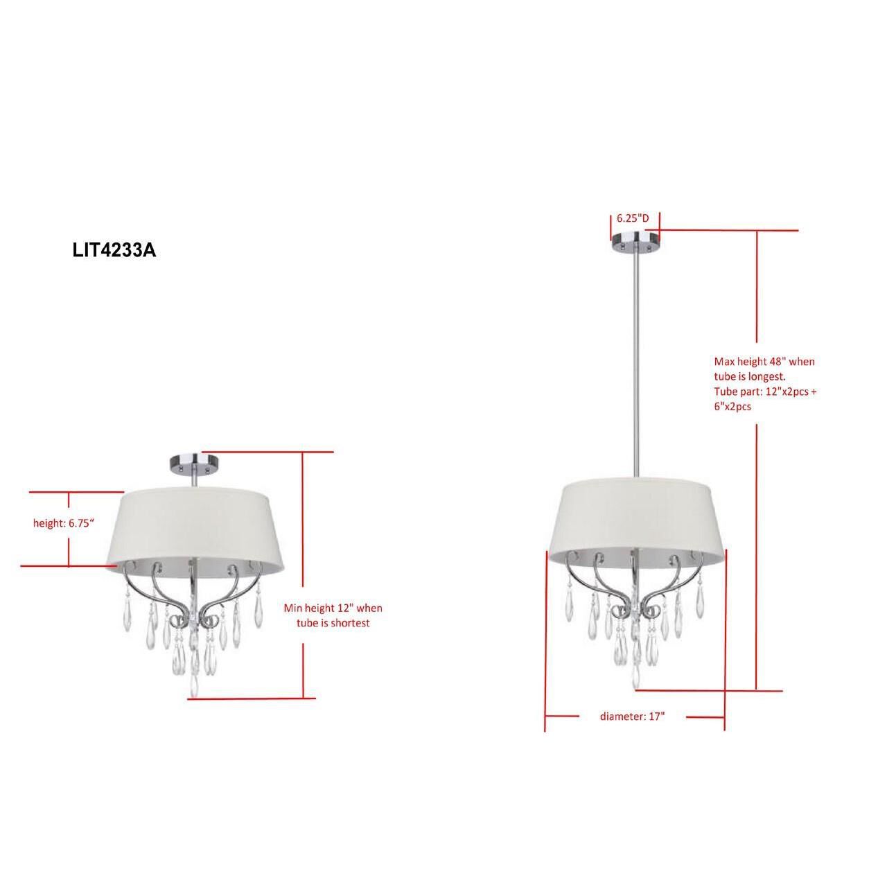 Waltz Beaded Adjustable 17 Inch LED Large Pendant by Safavieh