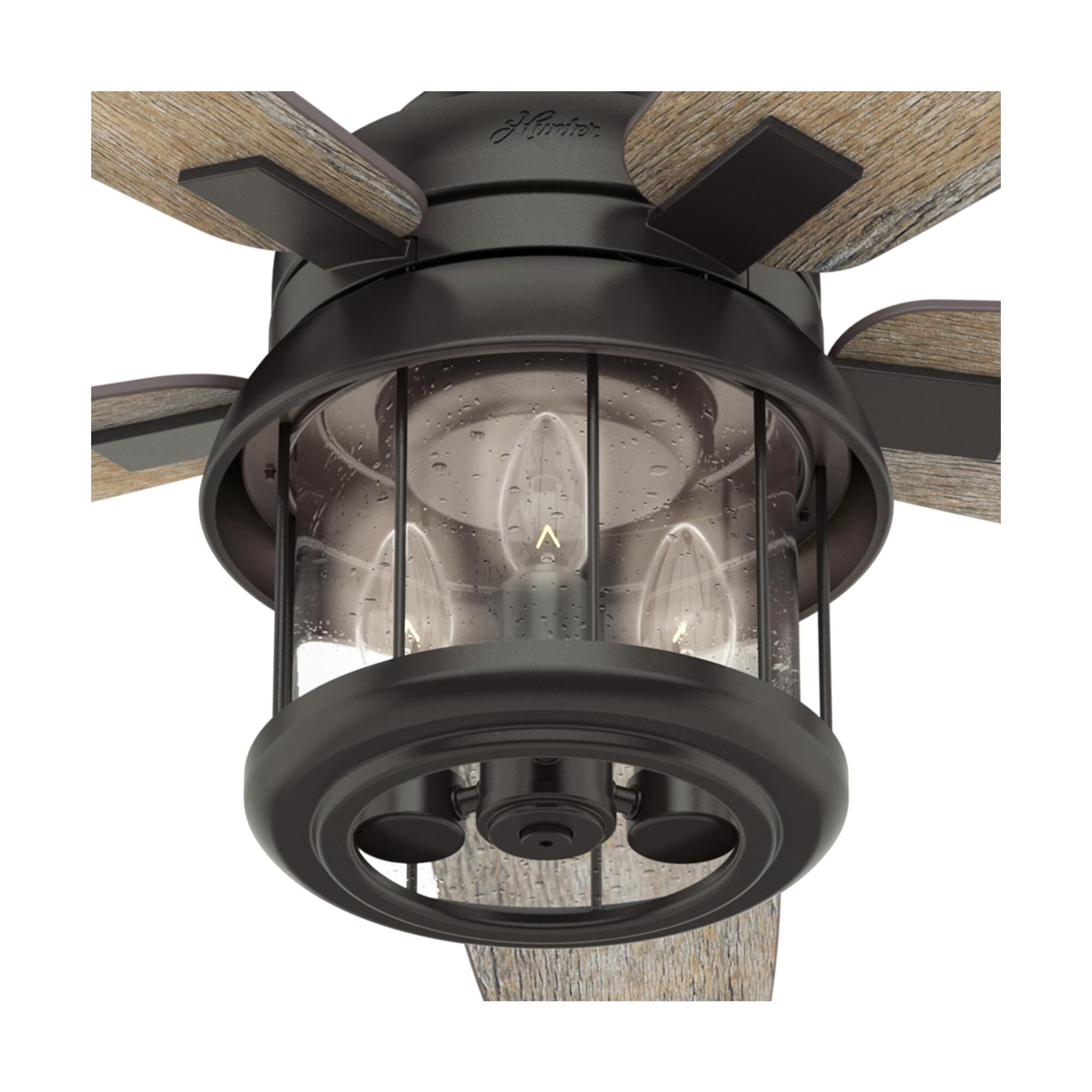 Coral Bay 52 Inch Ceiling Fan with Light Kit by Hunter Fan