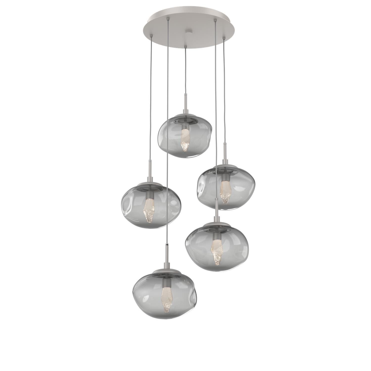 Shown in Metallic Beige Silver finish and Geo Inner Smoke Outer glass