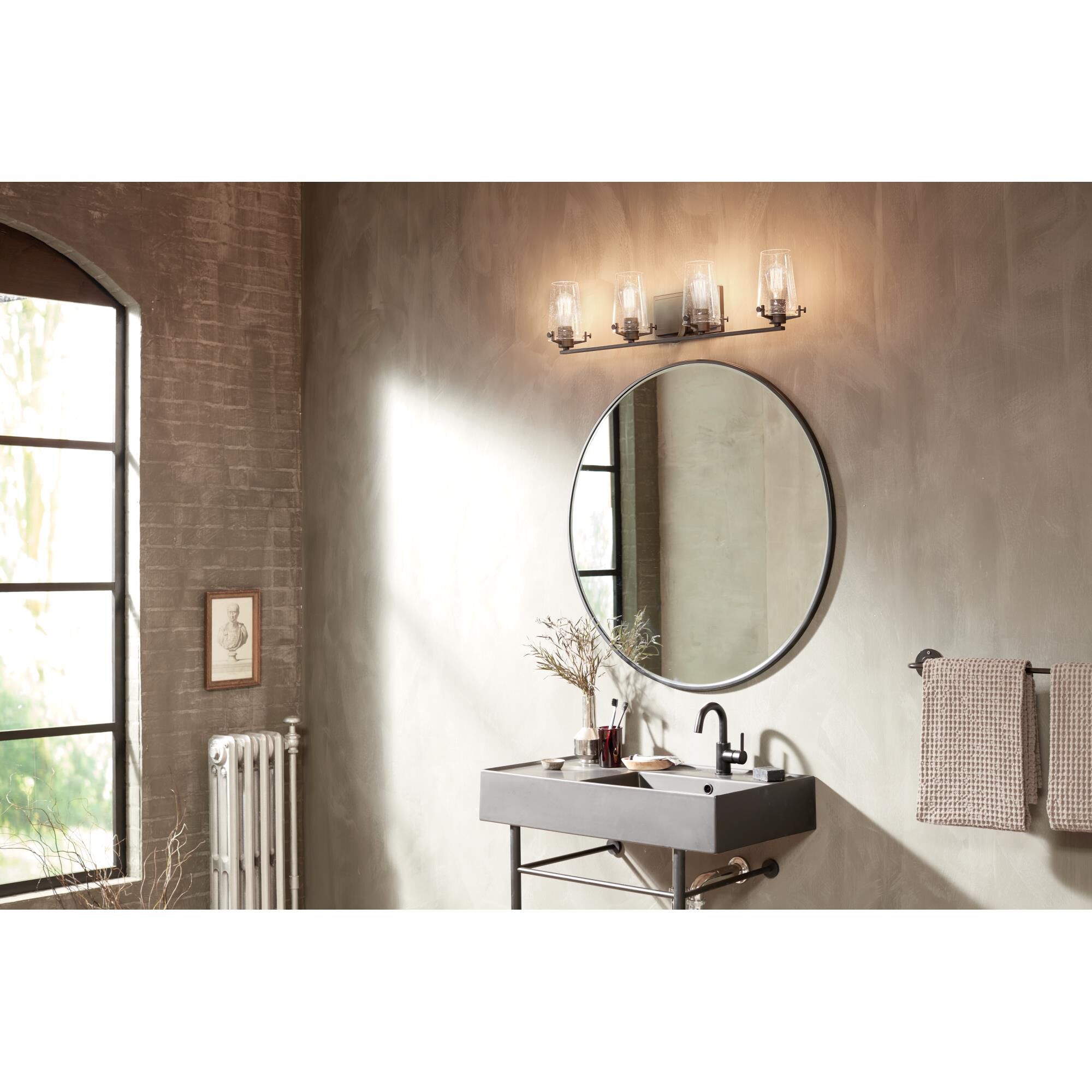 Alton 33 Inch 4 Light Bath Vanity Light by Kichler Lighting