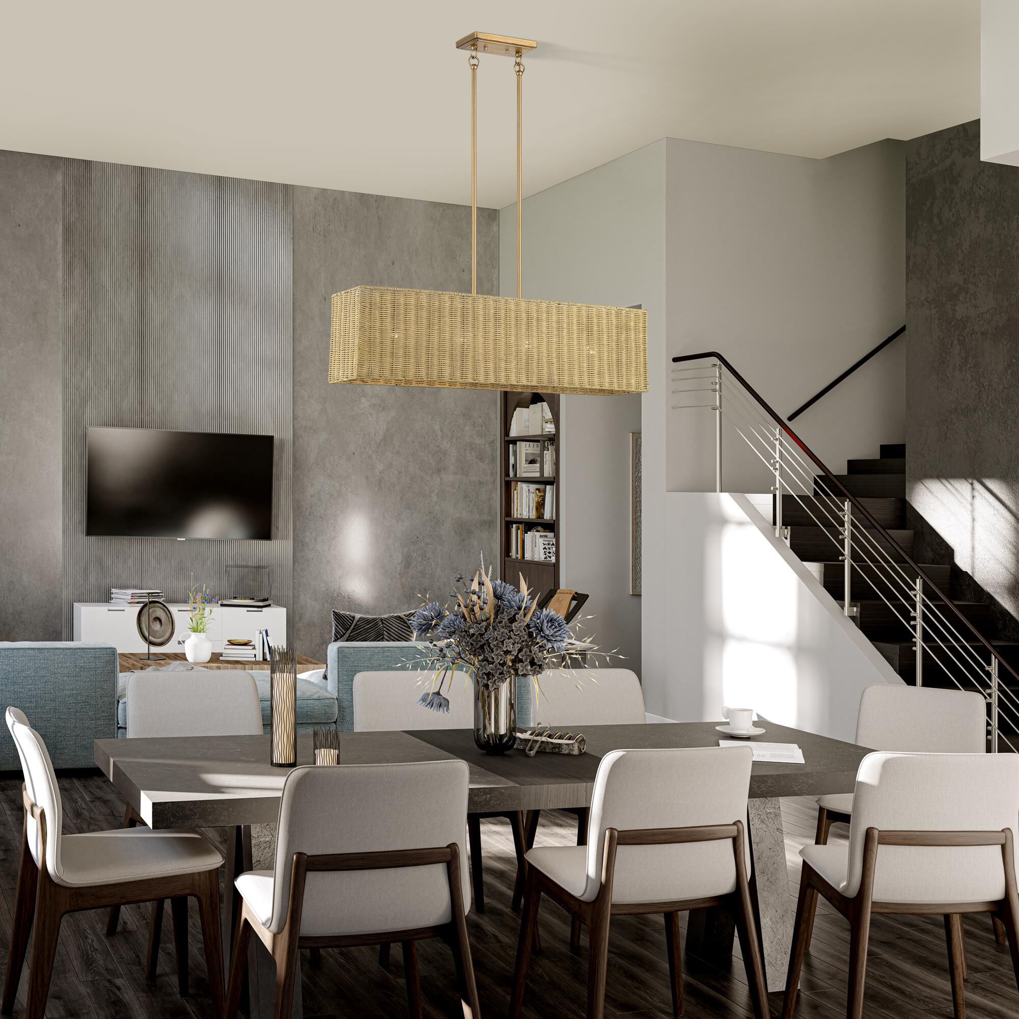 Weavington 36 Inch Linear Suspension Light by Livex Lighting