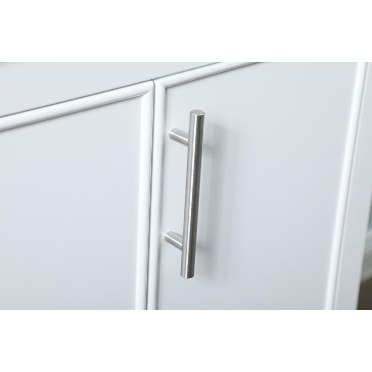 Shown in White finish