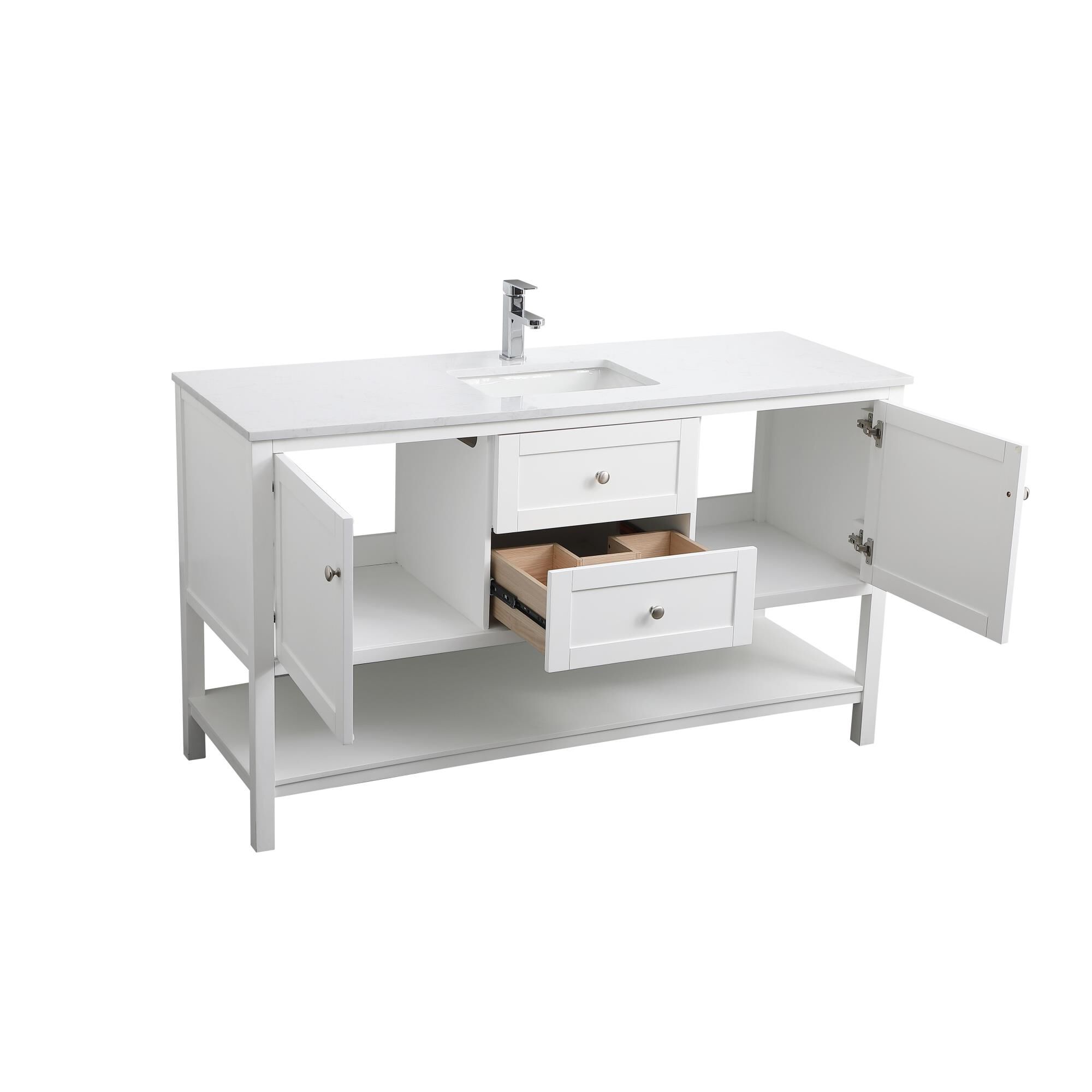 Heath 60 Inch Bath Vanity by Elegant Decor
