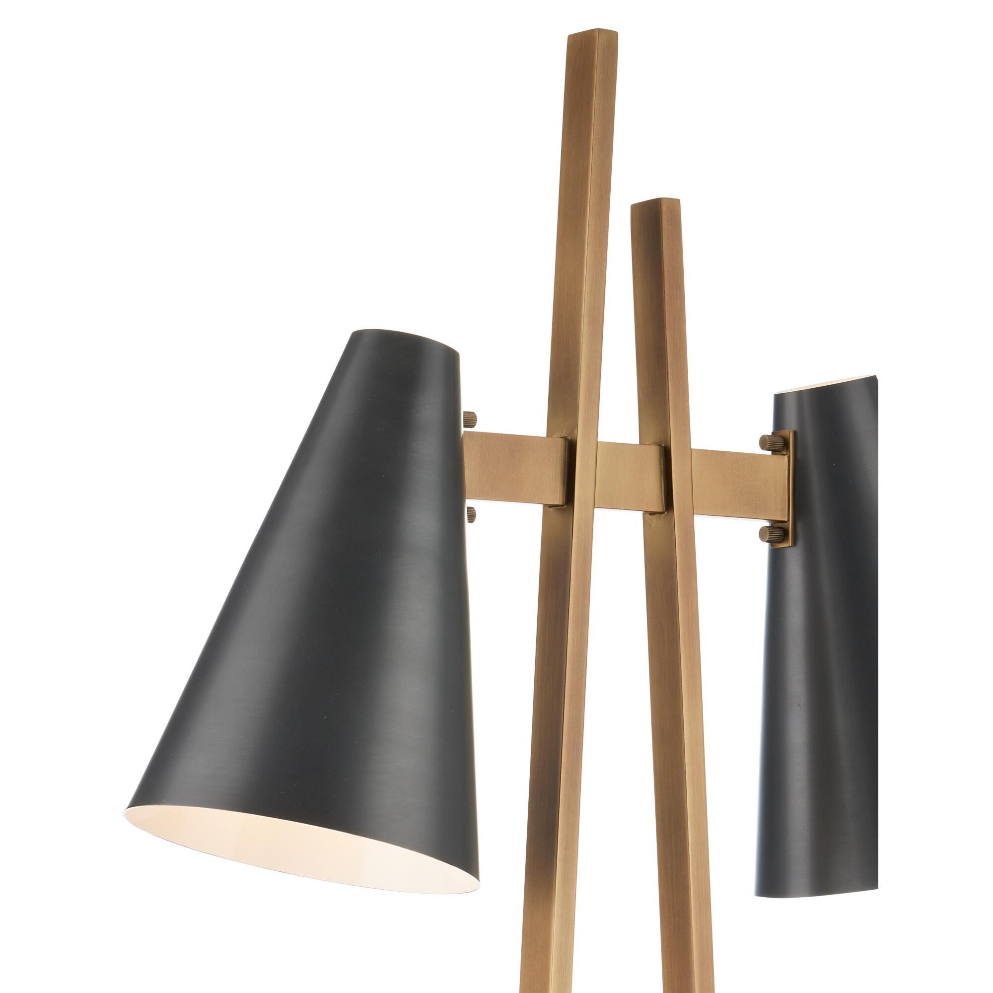 Duet 64 Inch Floor Lamp by Currey and Company