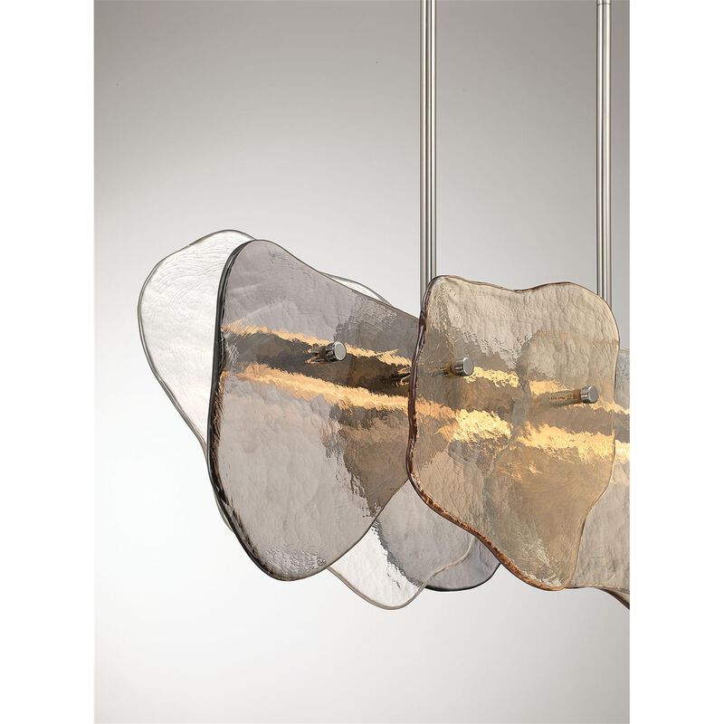 Grotto Small Linear Chandelier by Eurofase Lighting