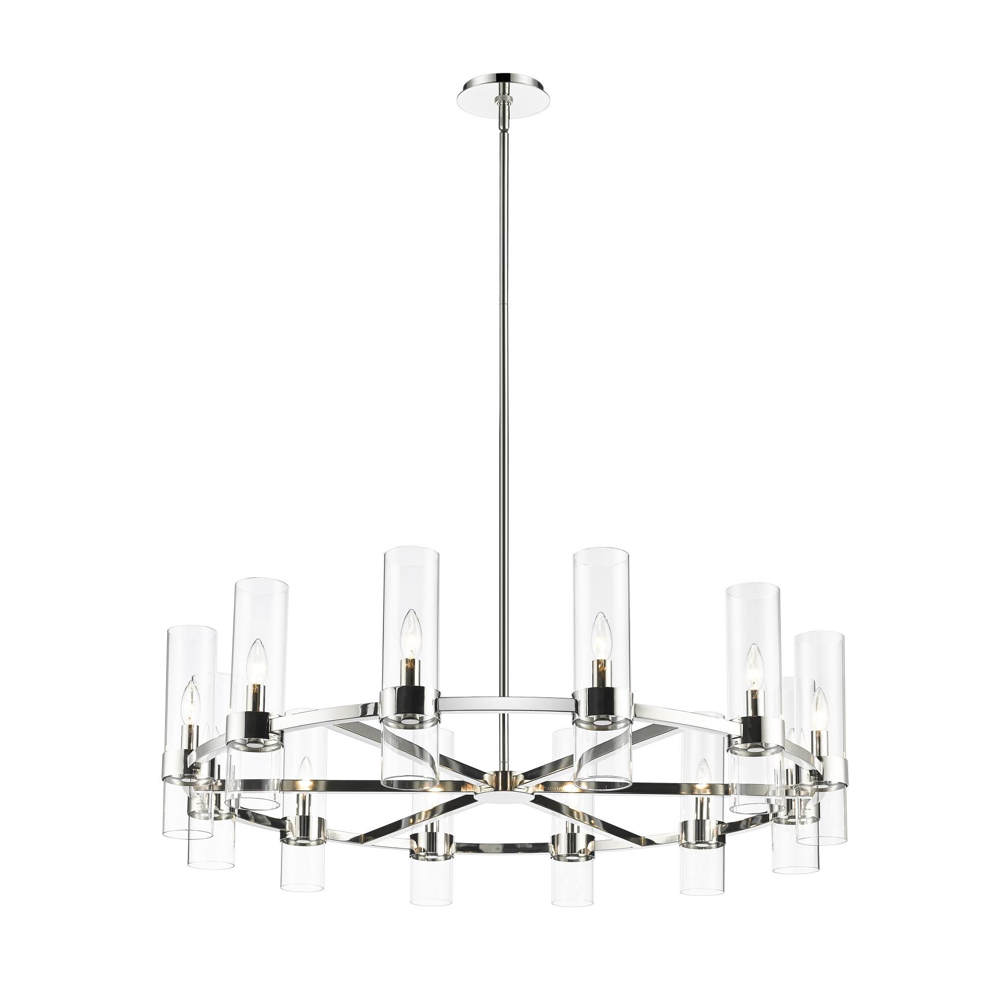 Datus 43 Inch 12 Light Chandelier by Z-Lite