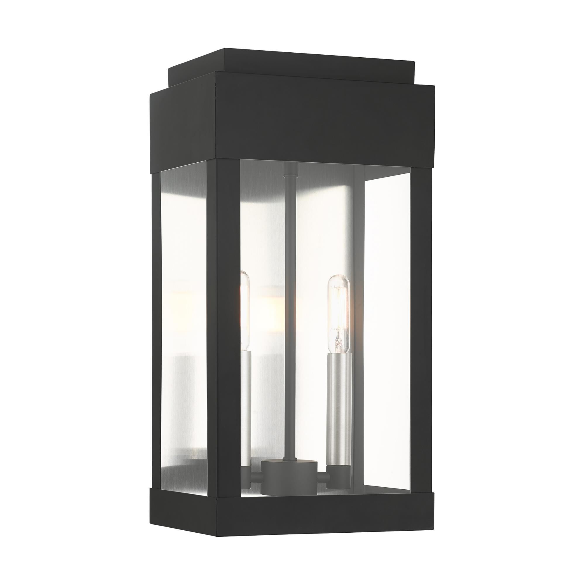 York 16 Inch Tall 2 Light Outdoor Wall Light by Livex Lighting