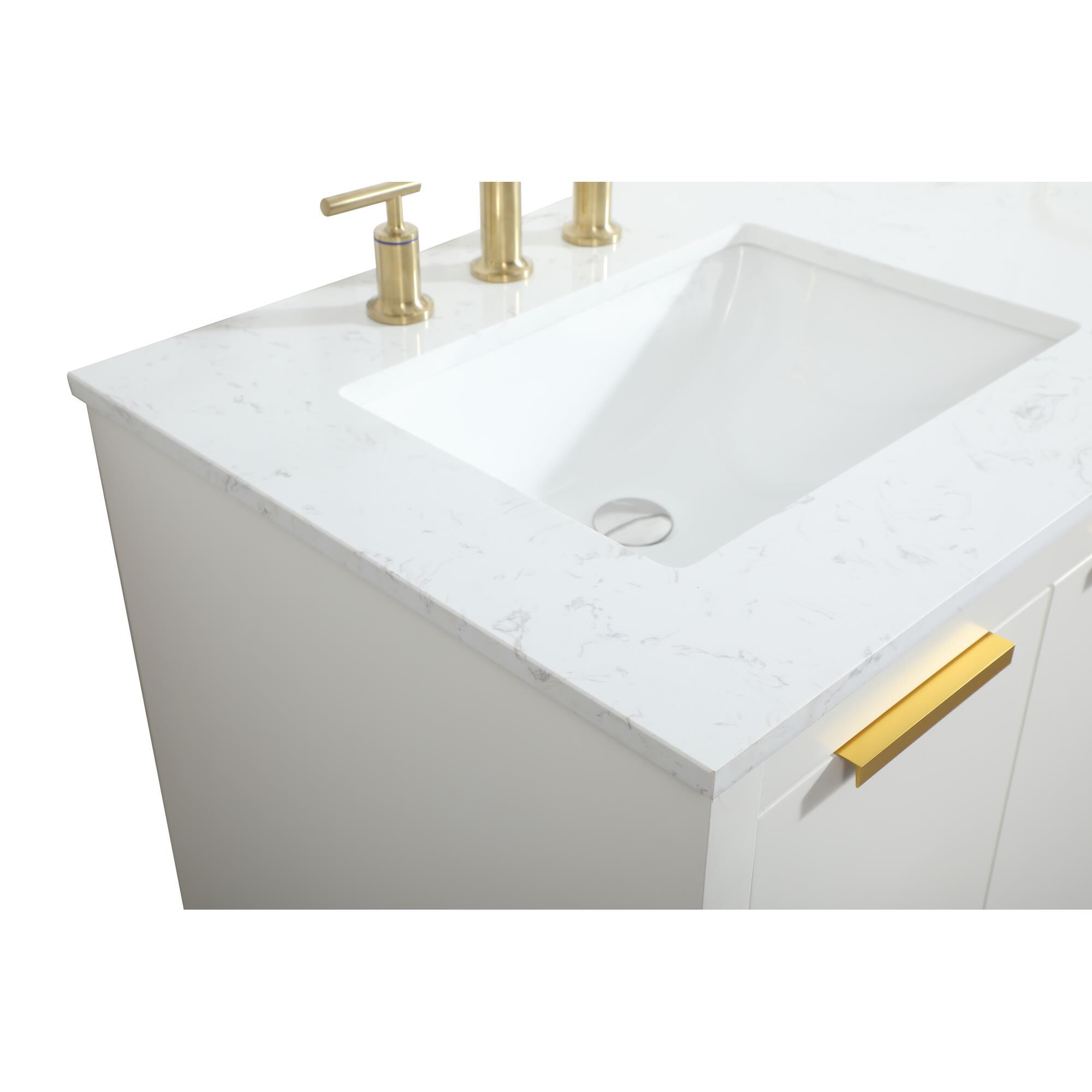 Shown in White finish