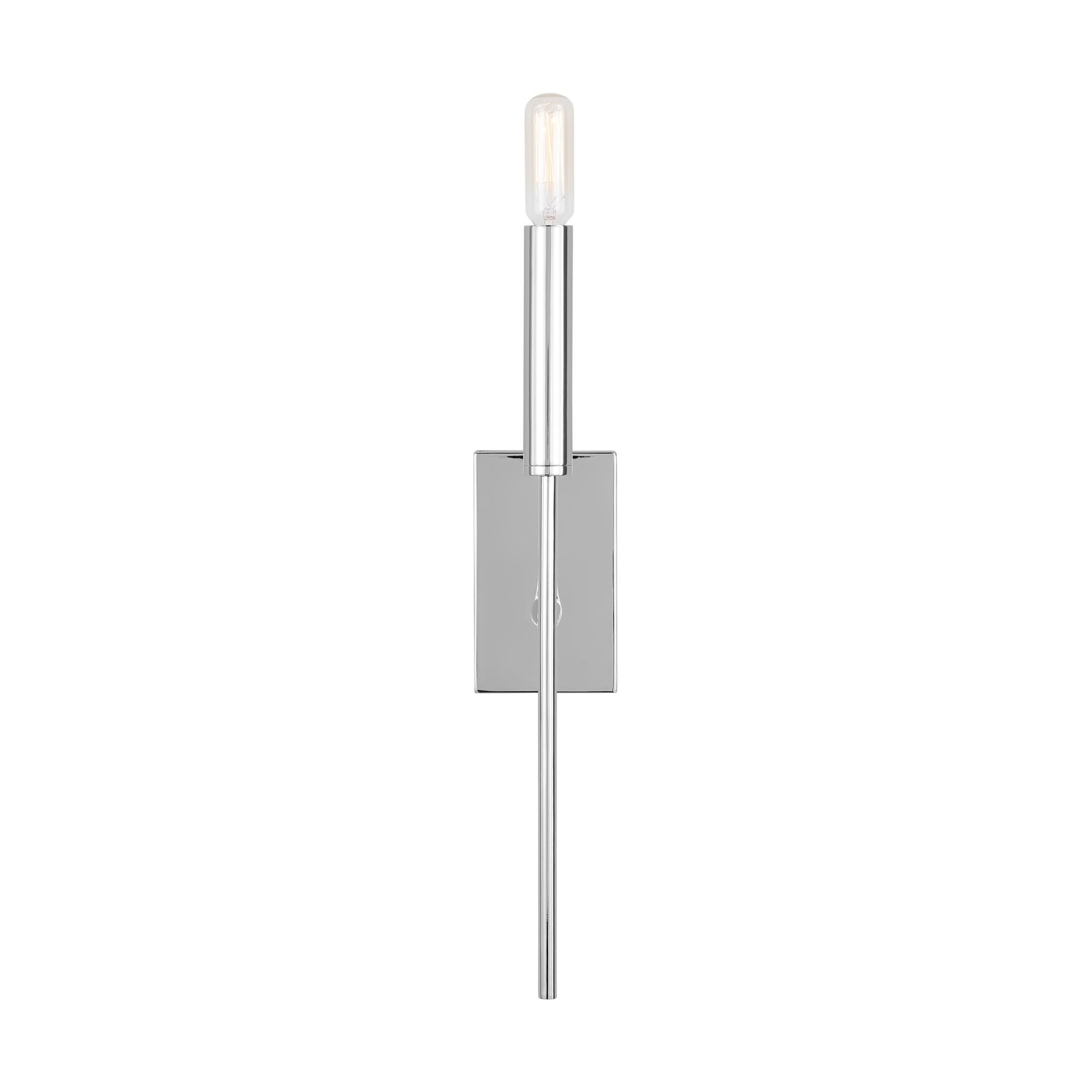 Shown in Polished Nickel finish and White Linen shade