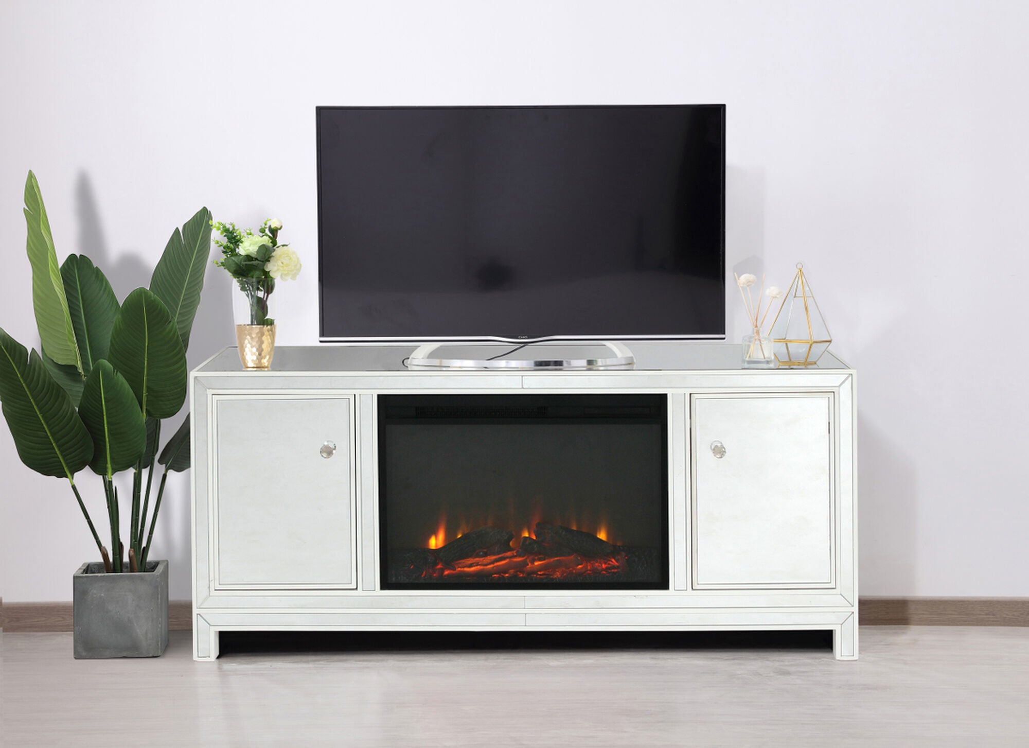 Shown in White finish