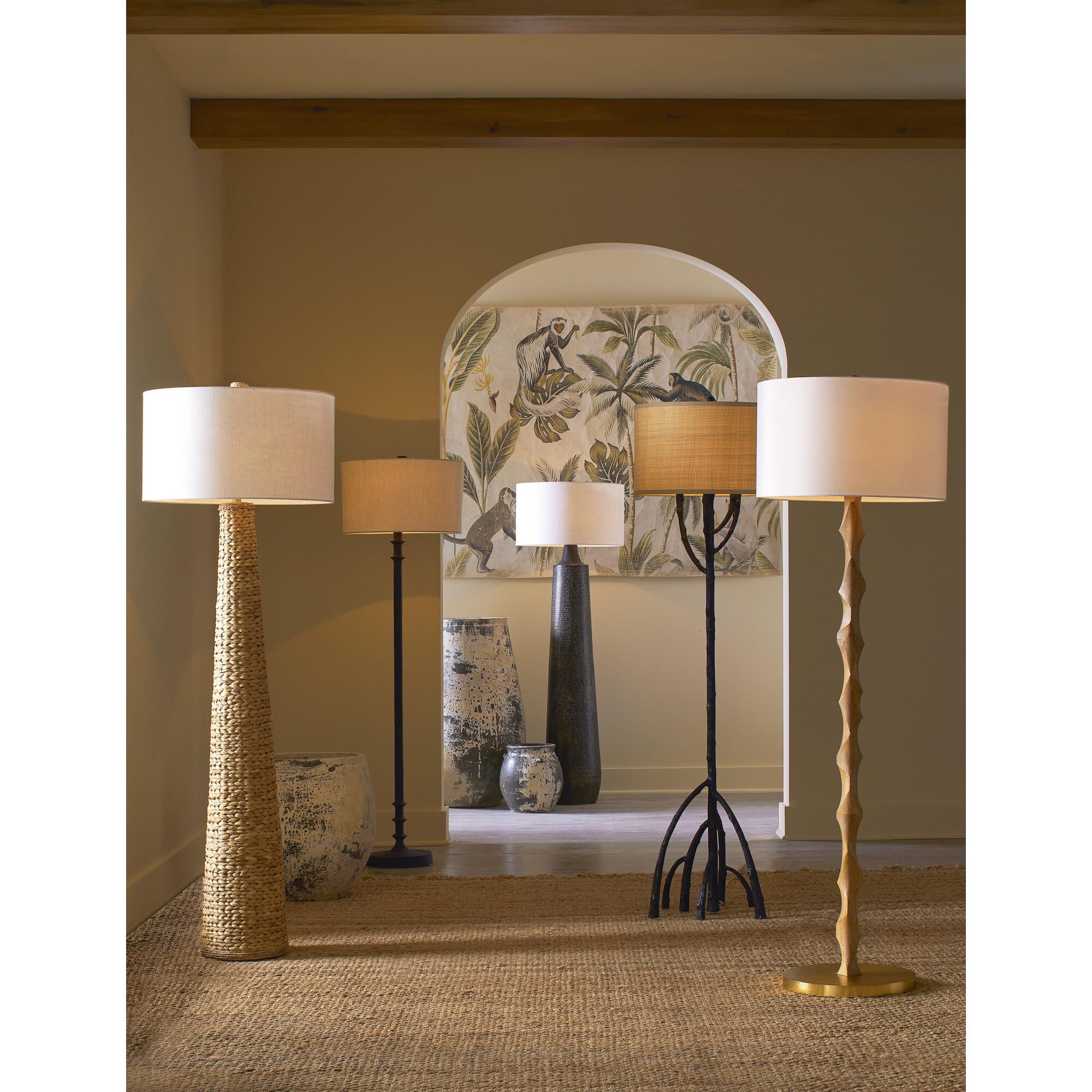 Birdsong 67 Inch Floor Lamp by Currey and Company