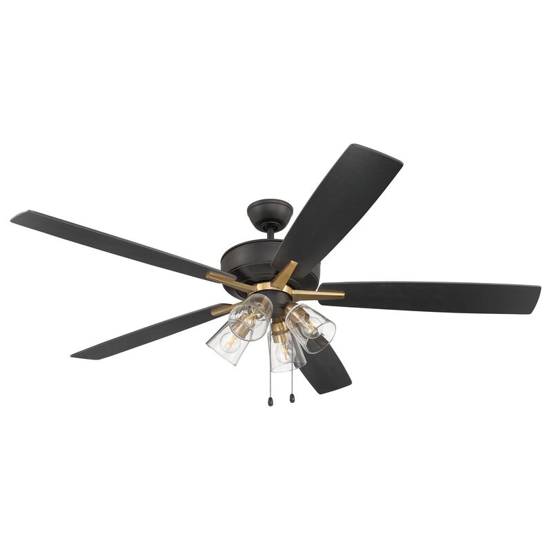 Super Pro 60 Inch Ceiling Fan with Light Kit by Craftmade