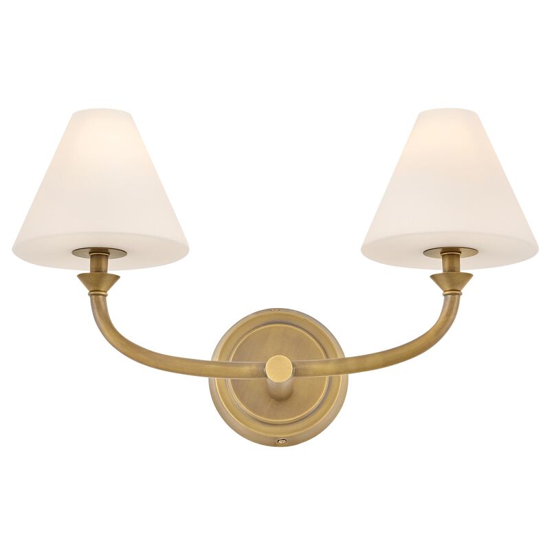 Greta 18 Inch 2 Light Bath Vanity Light by Hinkley