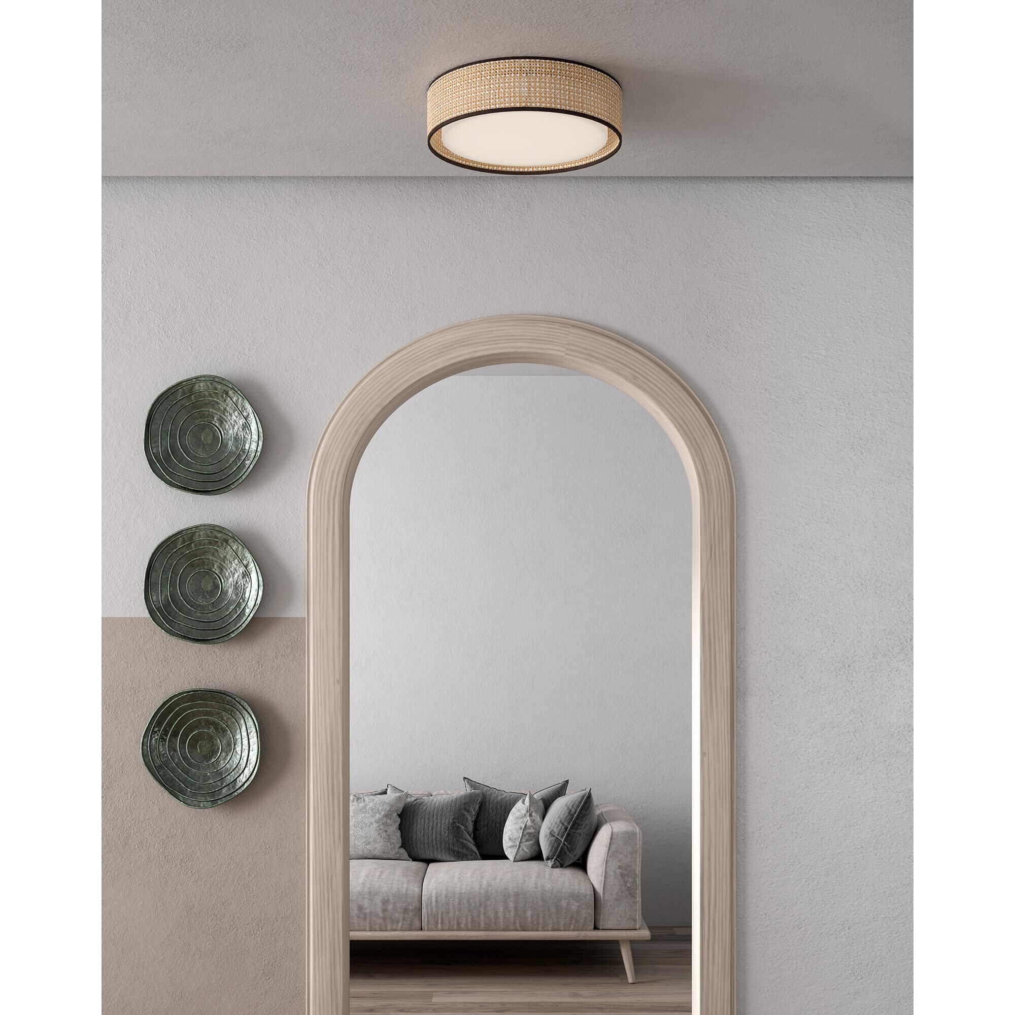 Lyla 20 Inch Flush Mount by Alora Mood