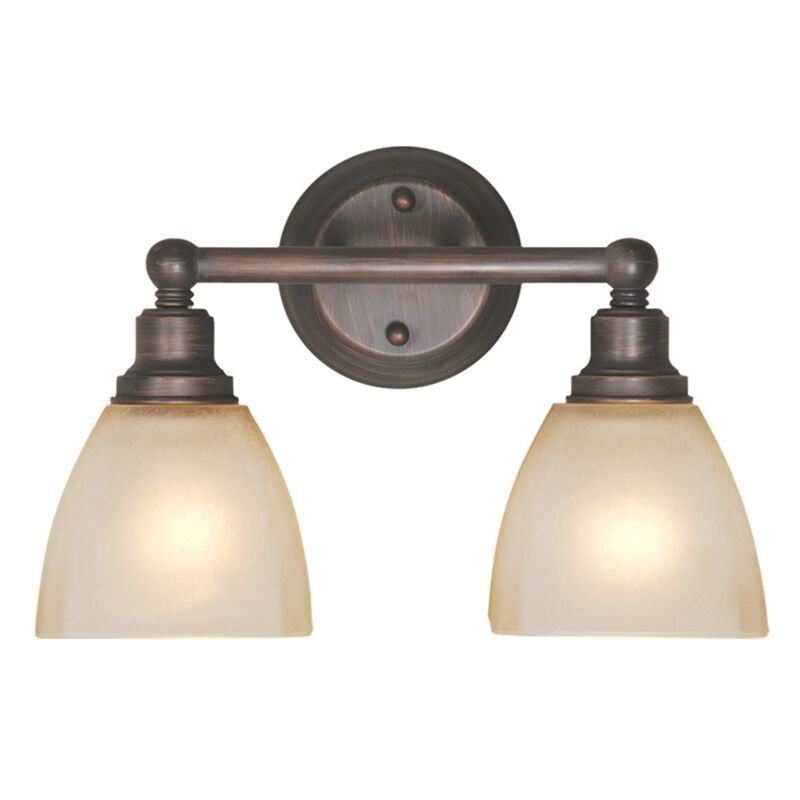 Bradley 14 Inch 2 Light Bath Vanity Light by Craftmade