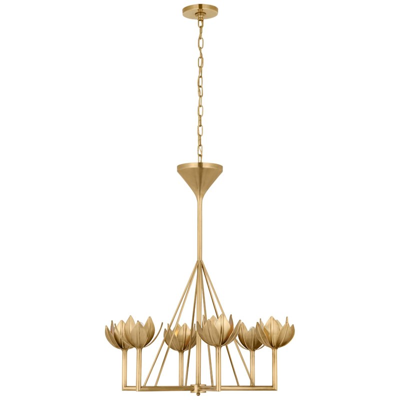 Julie Neill Alberto 30 Inch 6 Light Chandelier by Visual Comfort Signature Collection