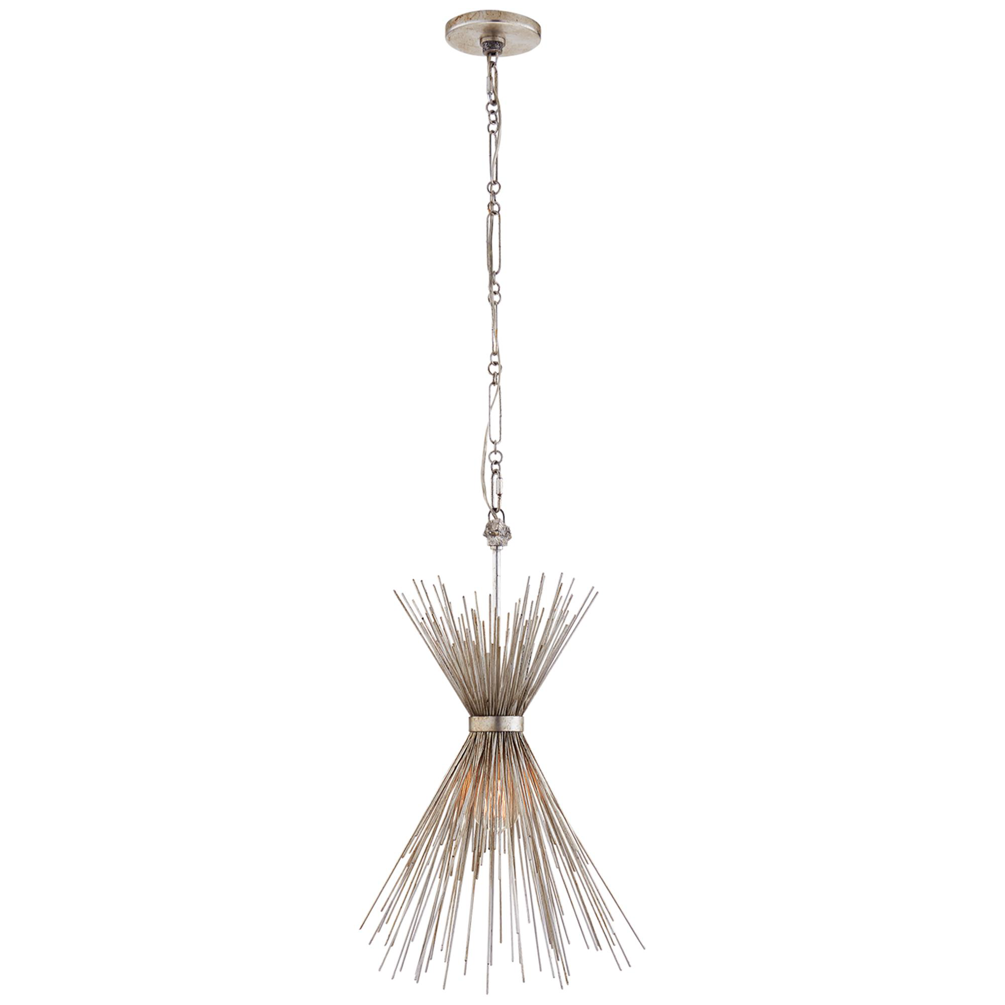 Shown in Burnished Silver Leaf finish