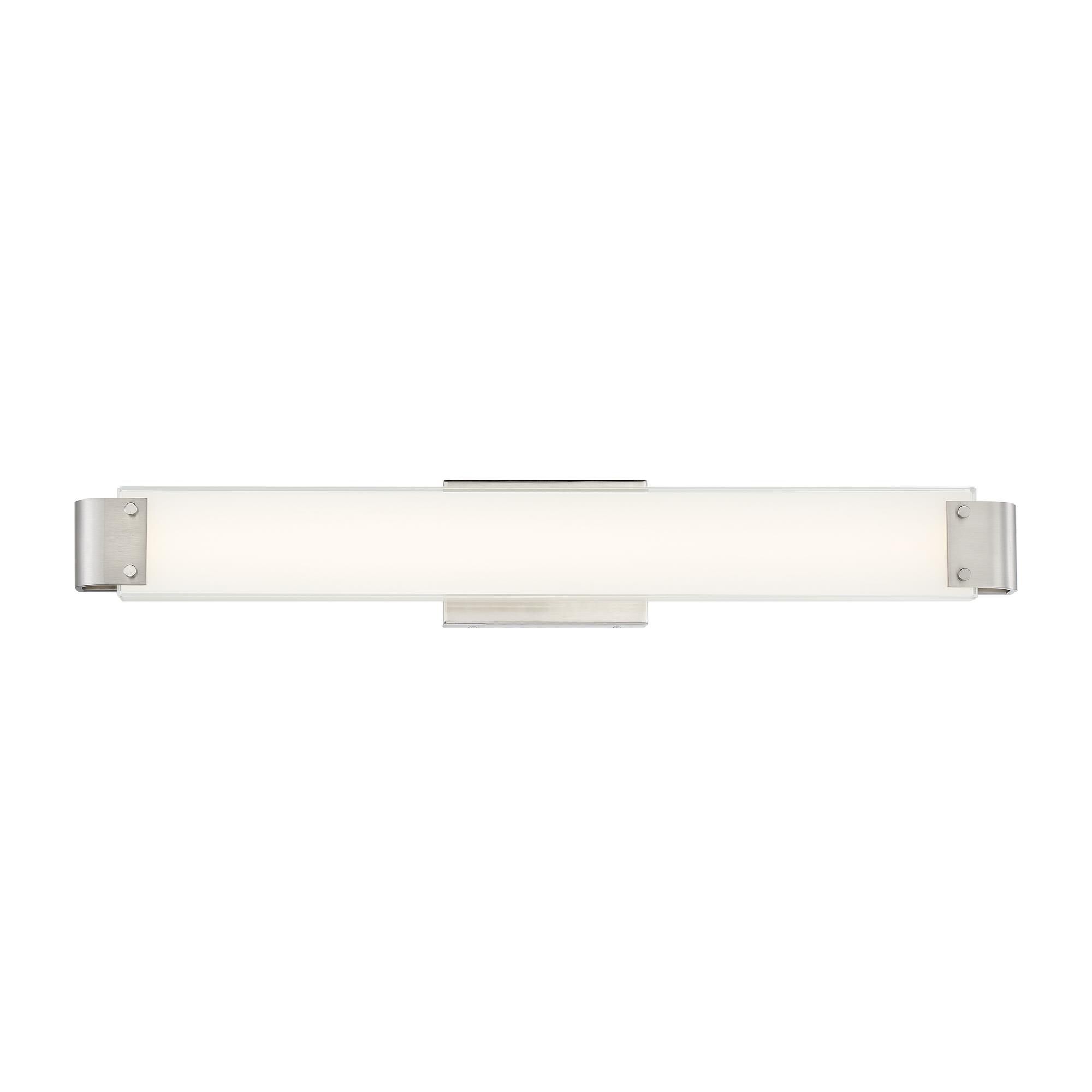 Shown in Brushed Nickel finish and Clear Outside and Screen White Inside glass