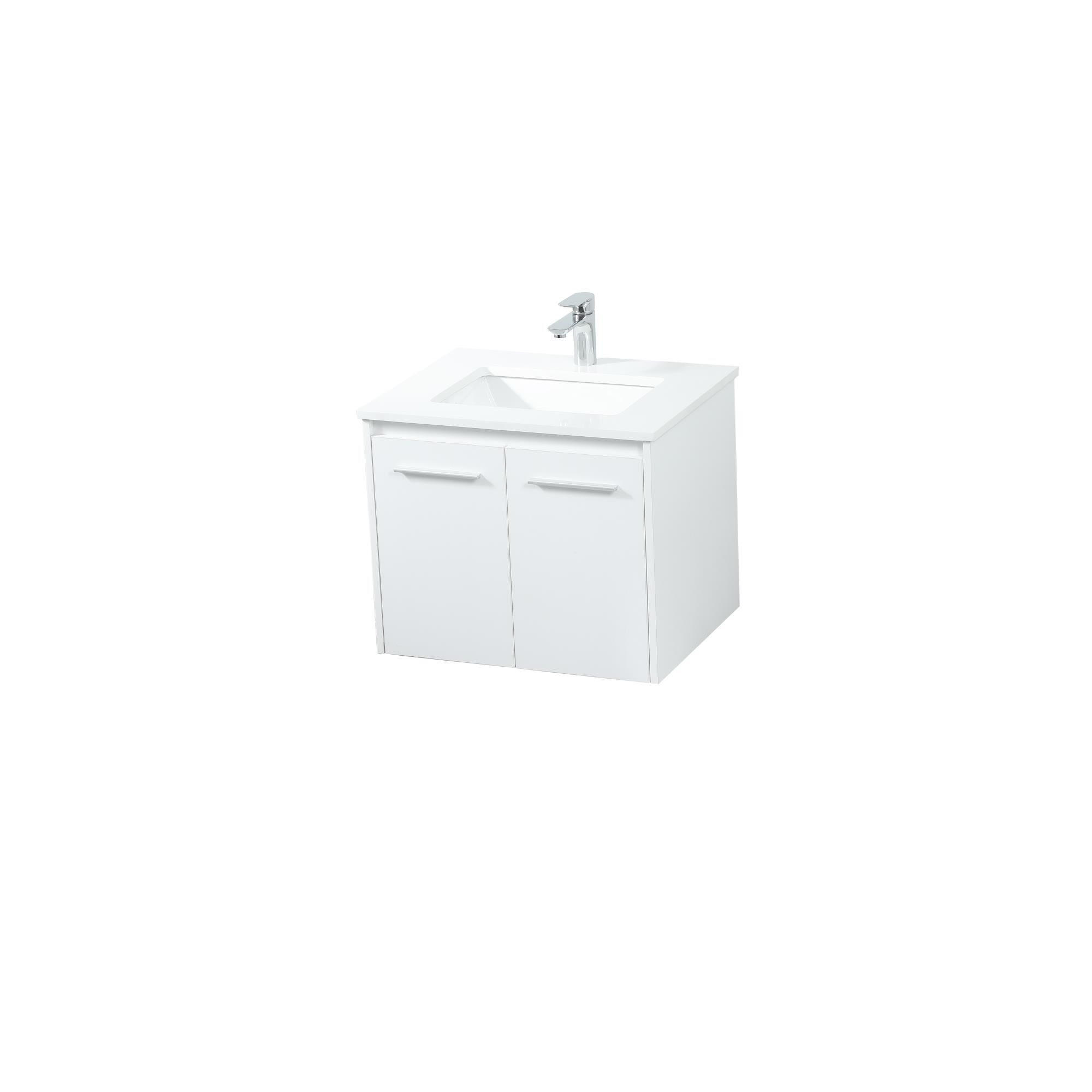 Shown in White finish