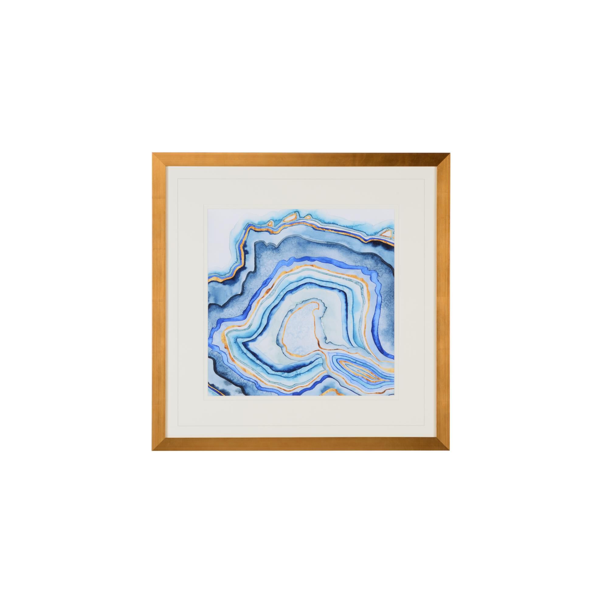 Cobalt Agate Print by Chelsea House
