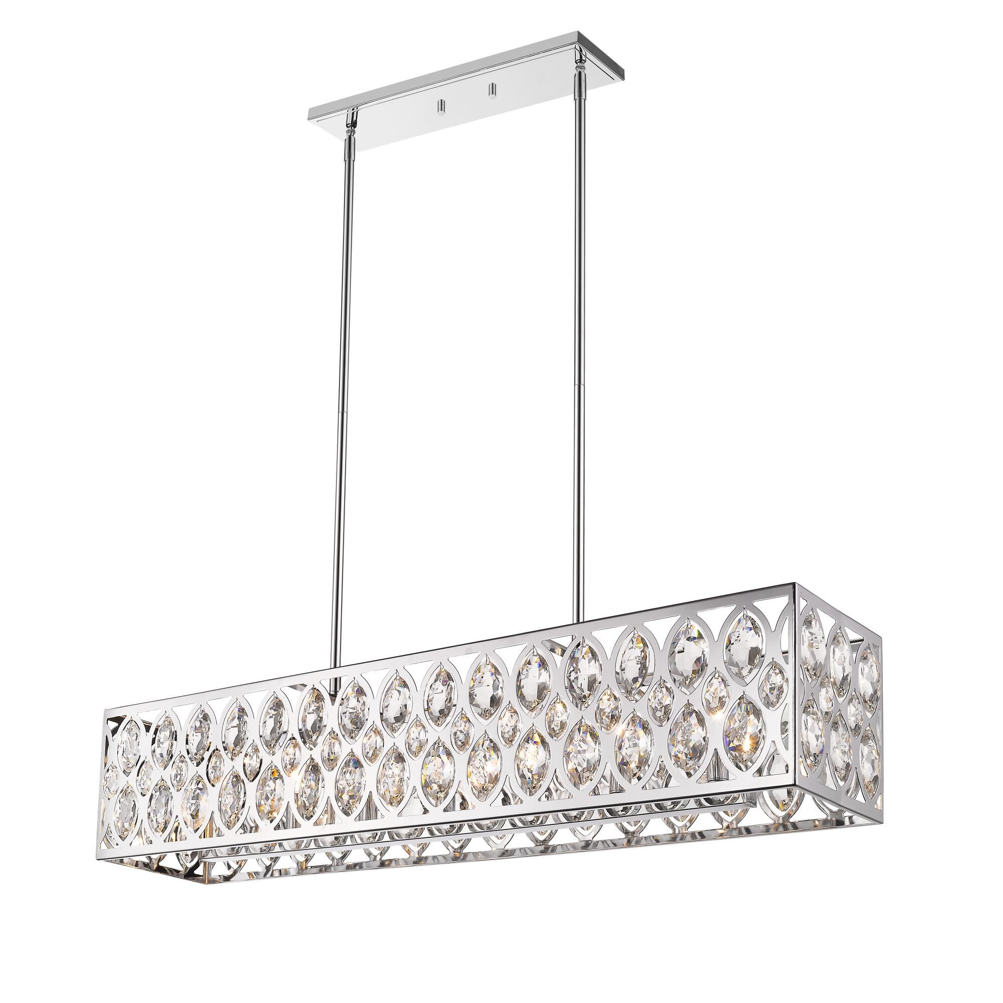 Dealey 43 Inch 7 Light Linear Suspension Light by Z-Lite