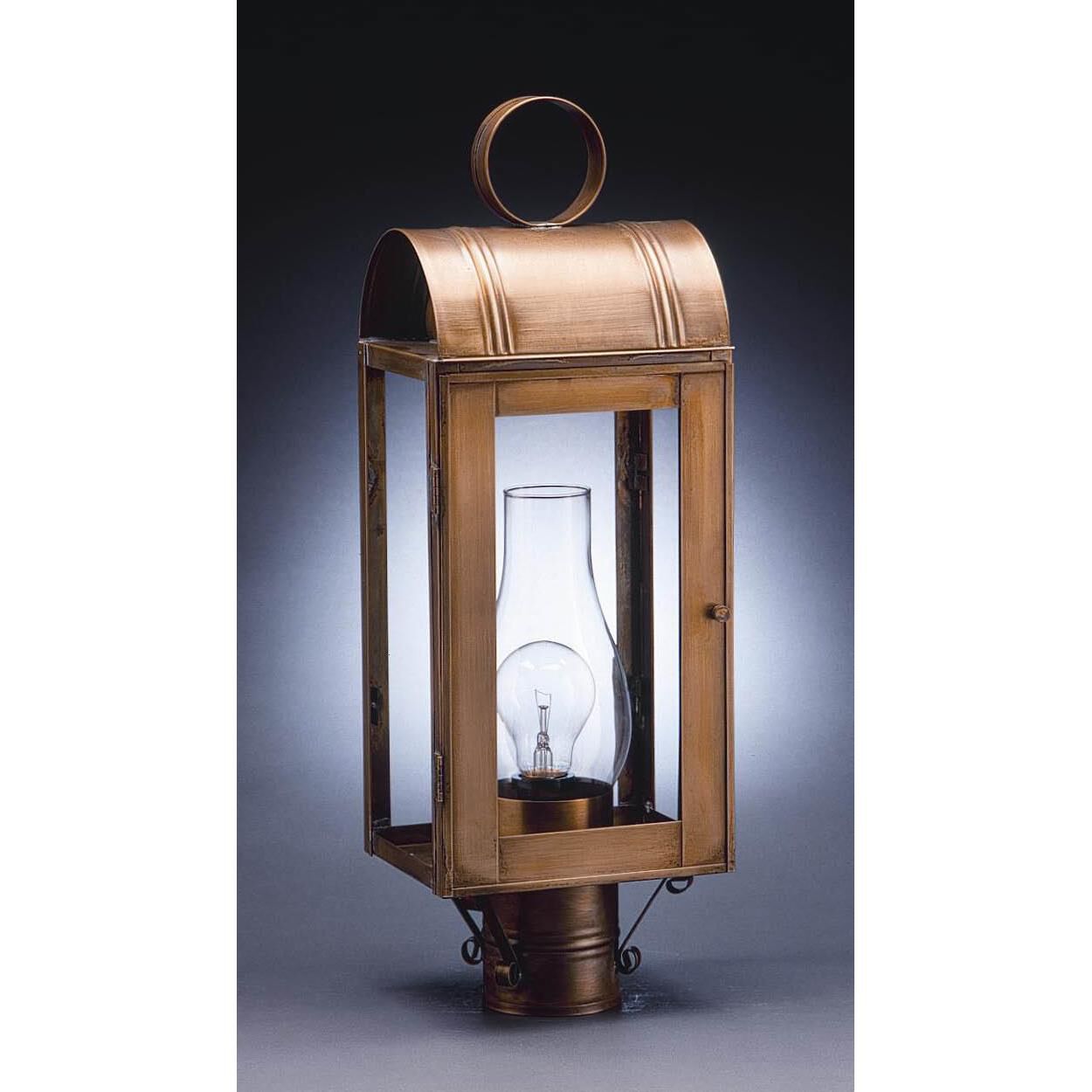 Northeast Lantern Livery 21 Inch Tall Outdoor Post Lamp