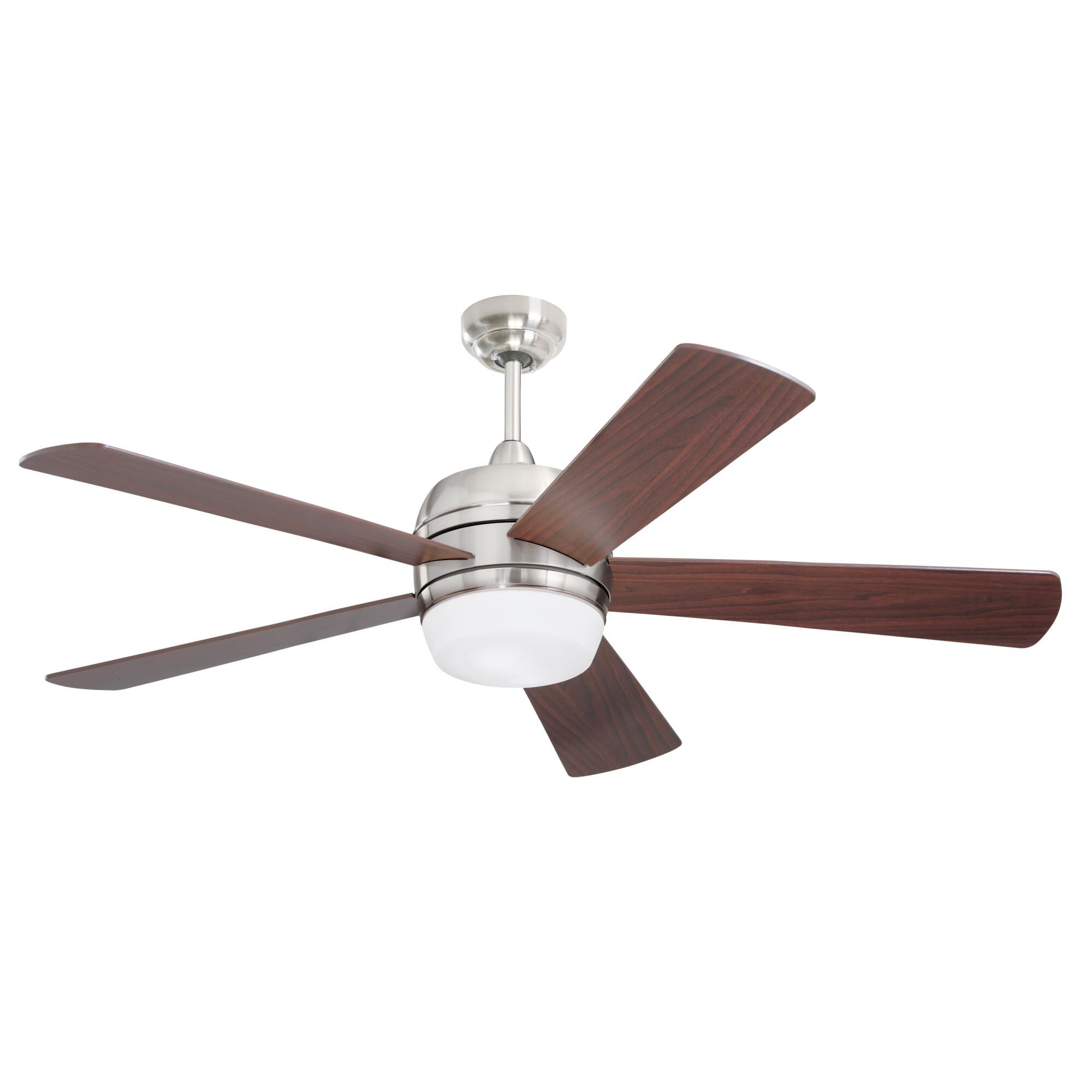 Shown in Brushed Steel finish and Opal Matte glass