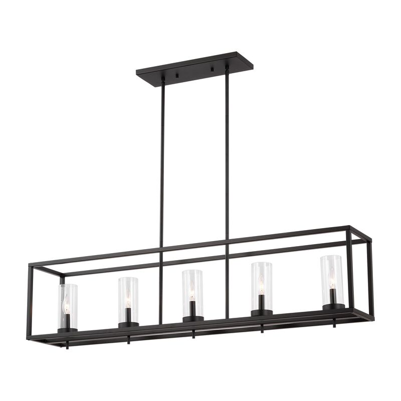Sean Lavin Zire 48 Inch 5 Light Linear Suspension Light by Visual Comfort Studio Collection
