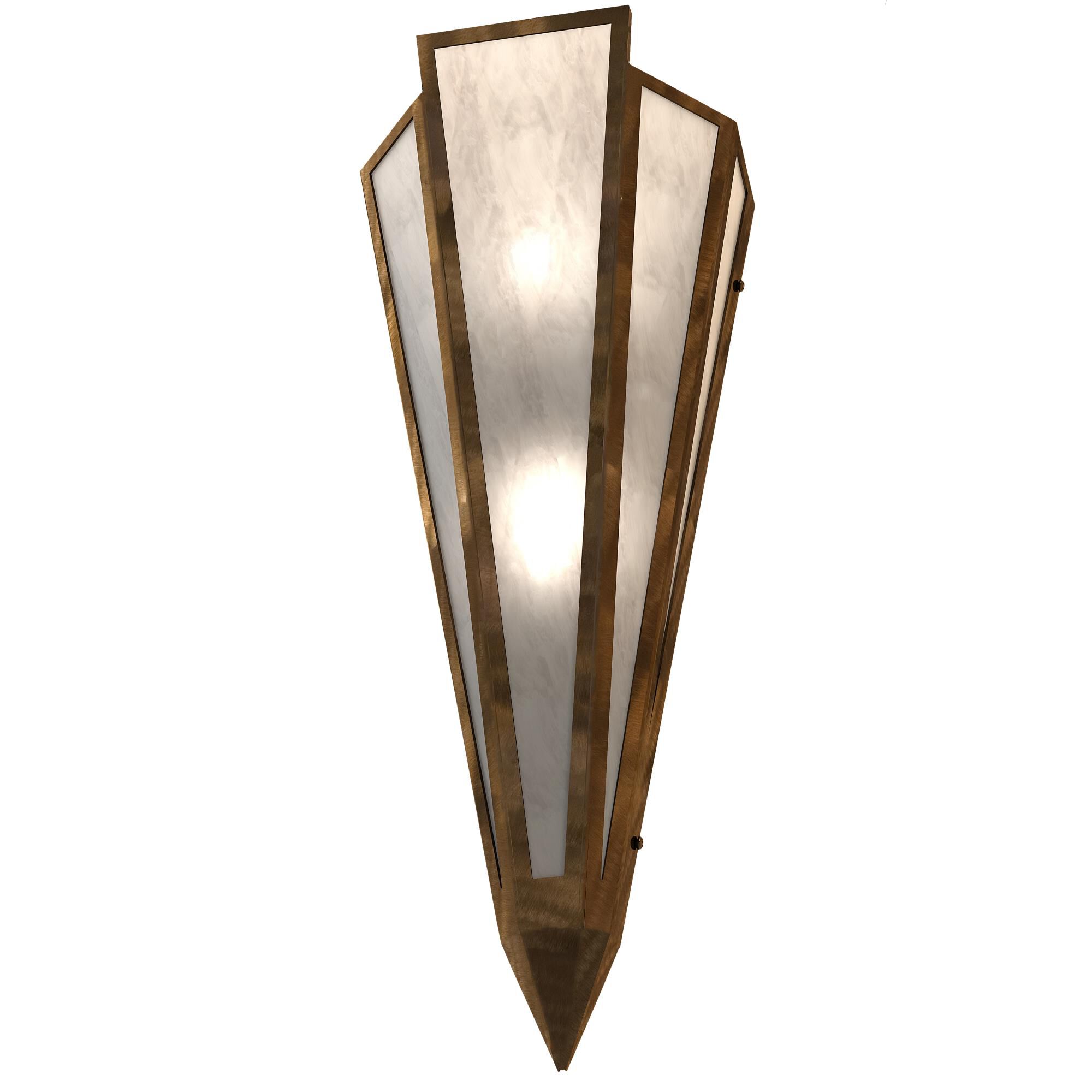 Shown in Antique Copper Finish finish and White glass