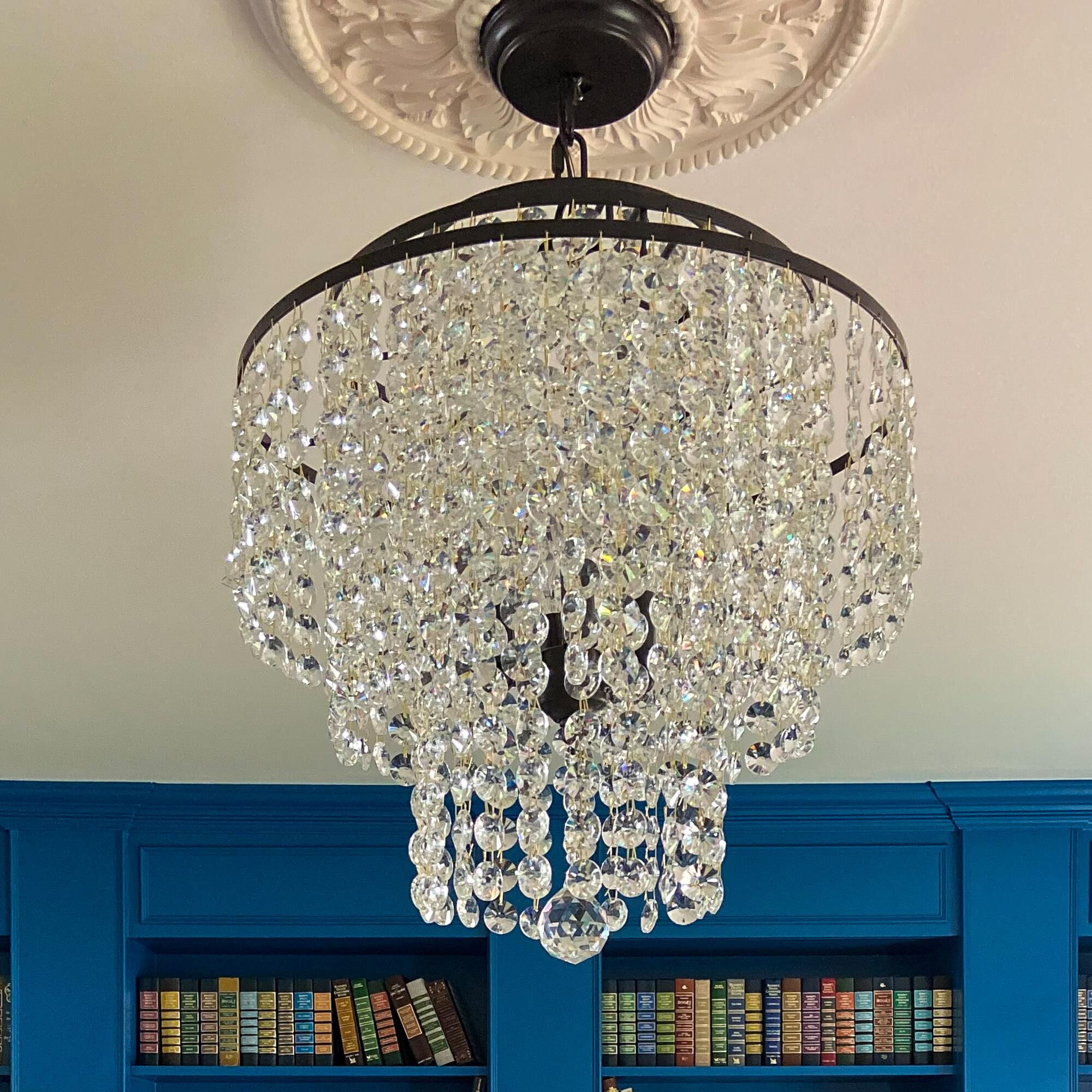 Gabrielle 22 Inch 6 Light Chandelier by Crystorama
