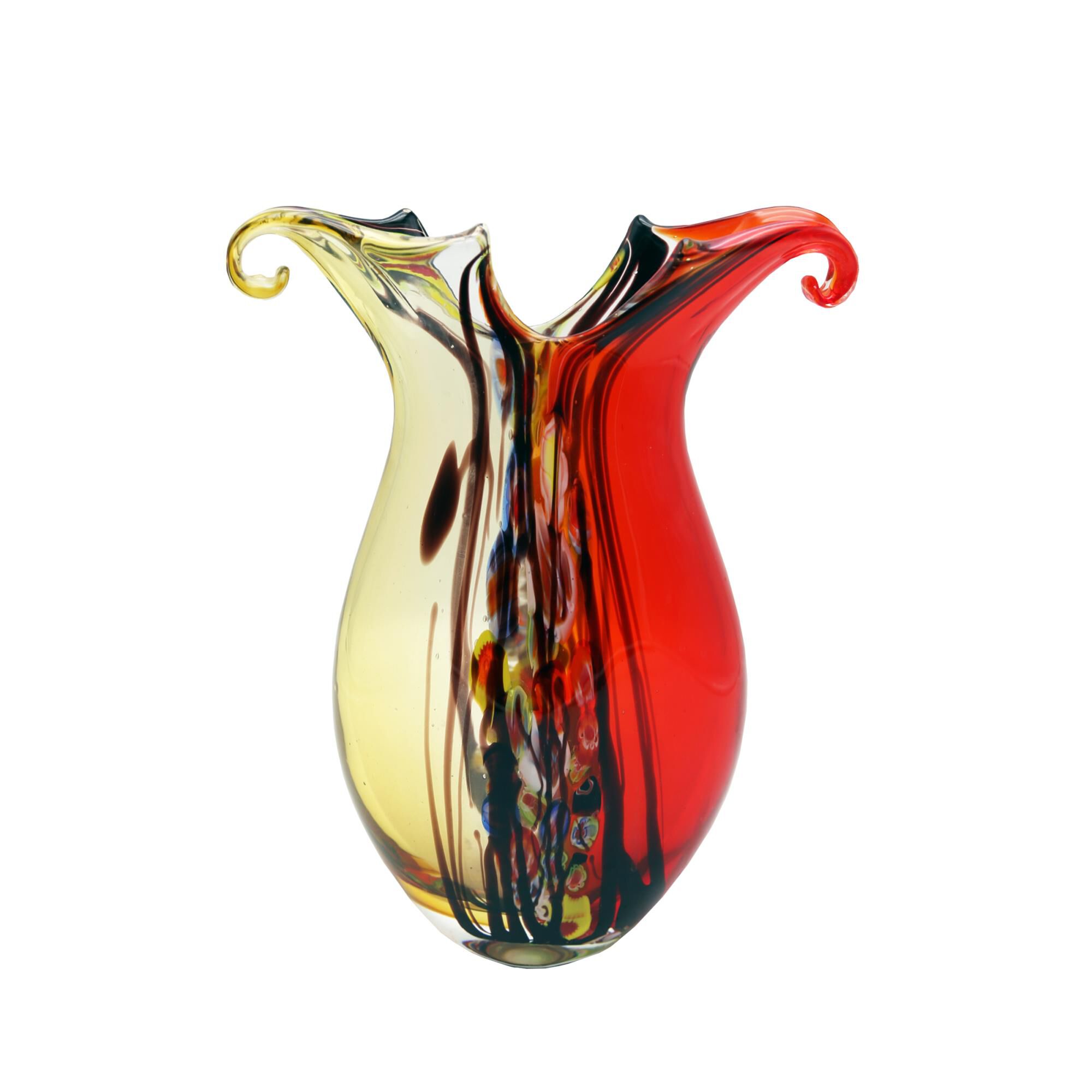 Shown in Handblown Multicolored Glass finish