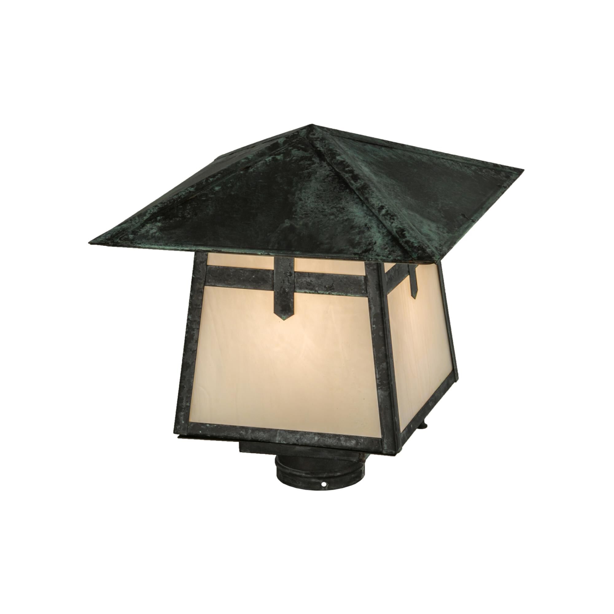 Meyda Lighting Stillwater 13 Inch Tall Outdoor Post Lamp