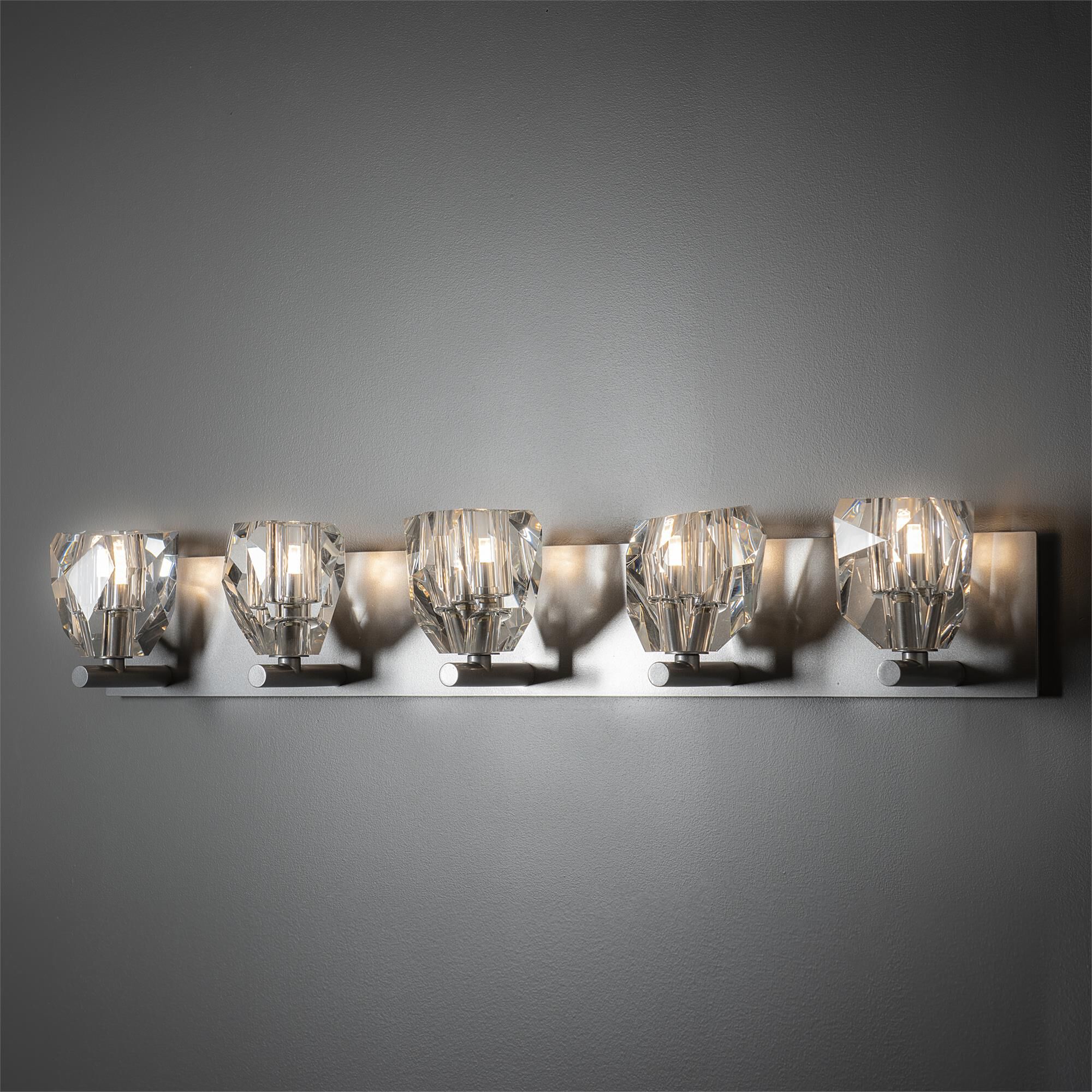 Shown in Vintage Platinum finish and Crystal (Cr) accent