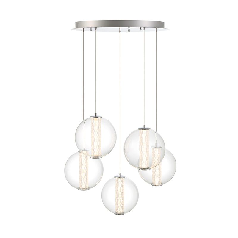 Atomo 26 Inch 5 Light Multi Light Pendant by Eurofase Lighting