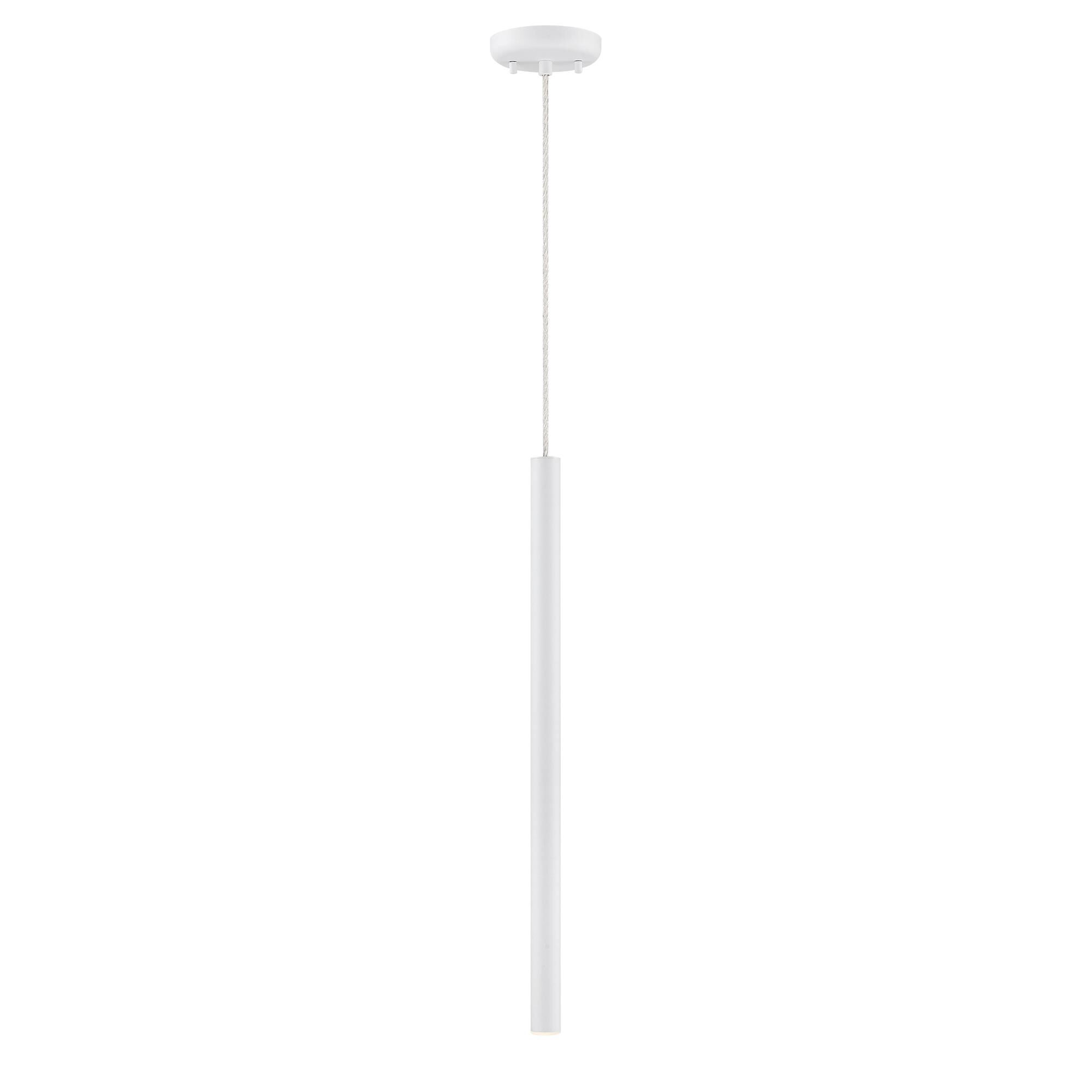Shown in Matte White finish and Steel glass and Steel shade