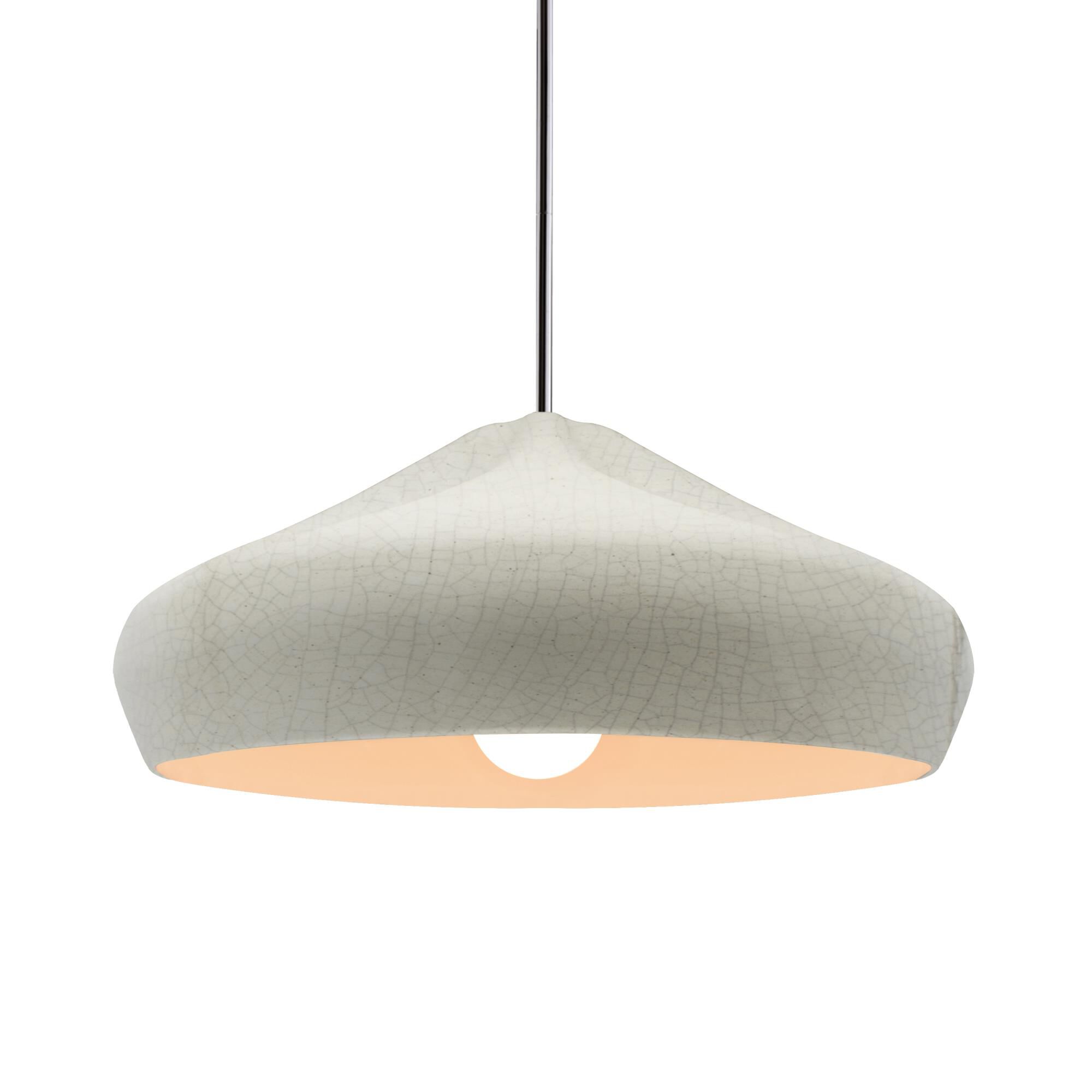 Radiance Crease 15 Inch Large Pendant by Justice Design Group
