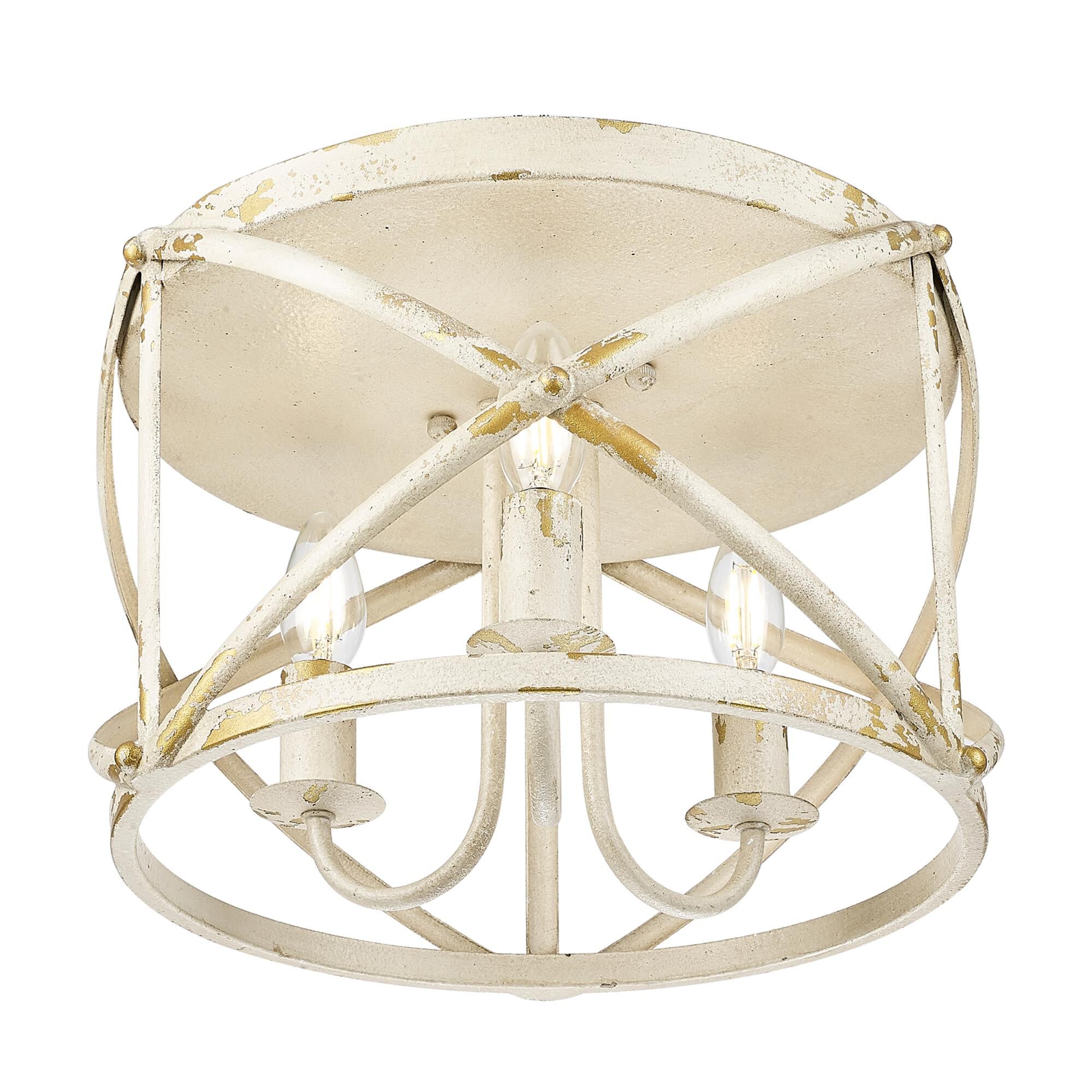Alcott 15 Inch Flush Mount by Golden Lighting
