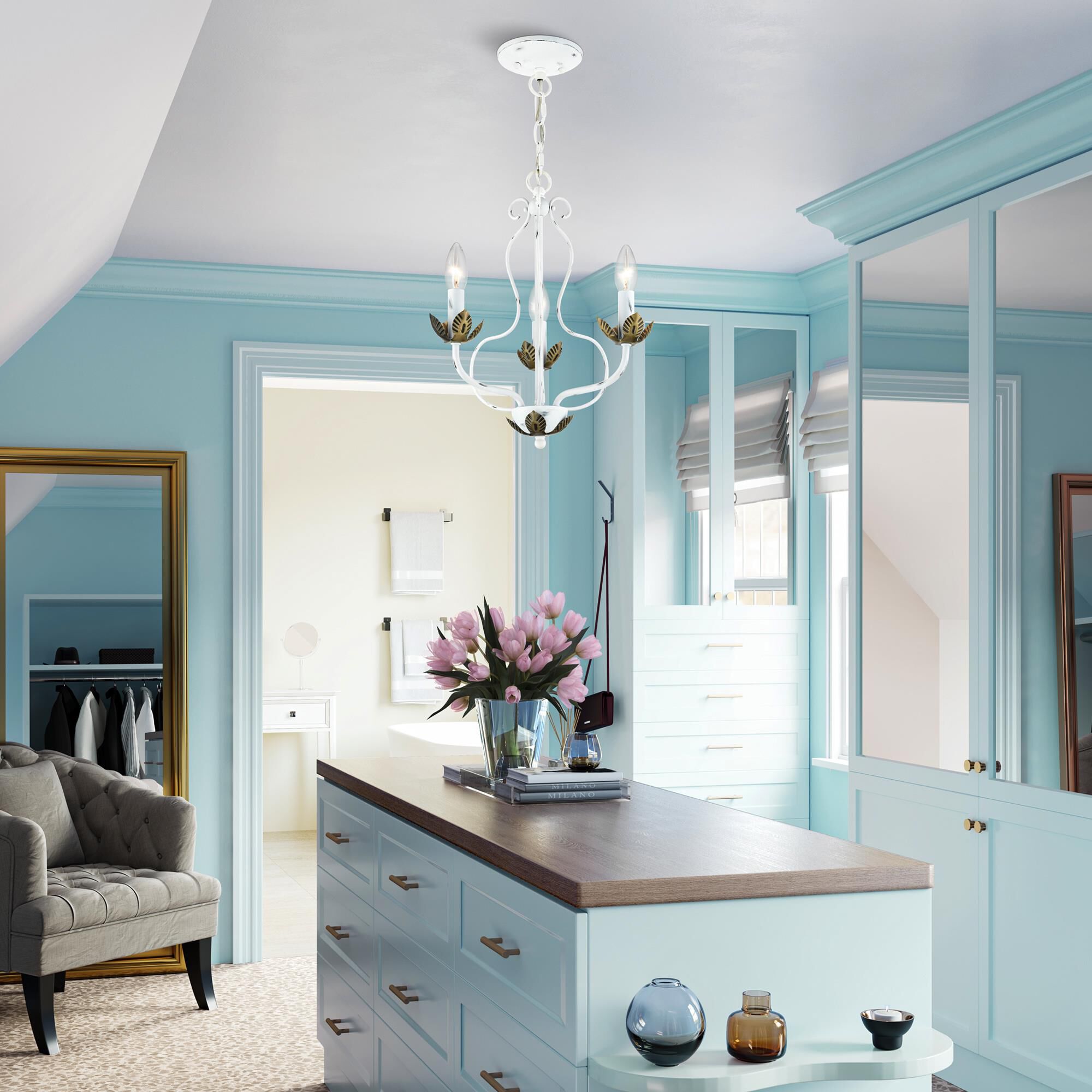 Katarina 3 Light Mini Chandelier by Livex Lighting