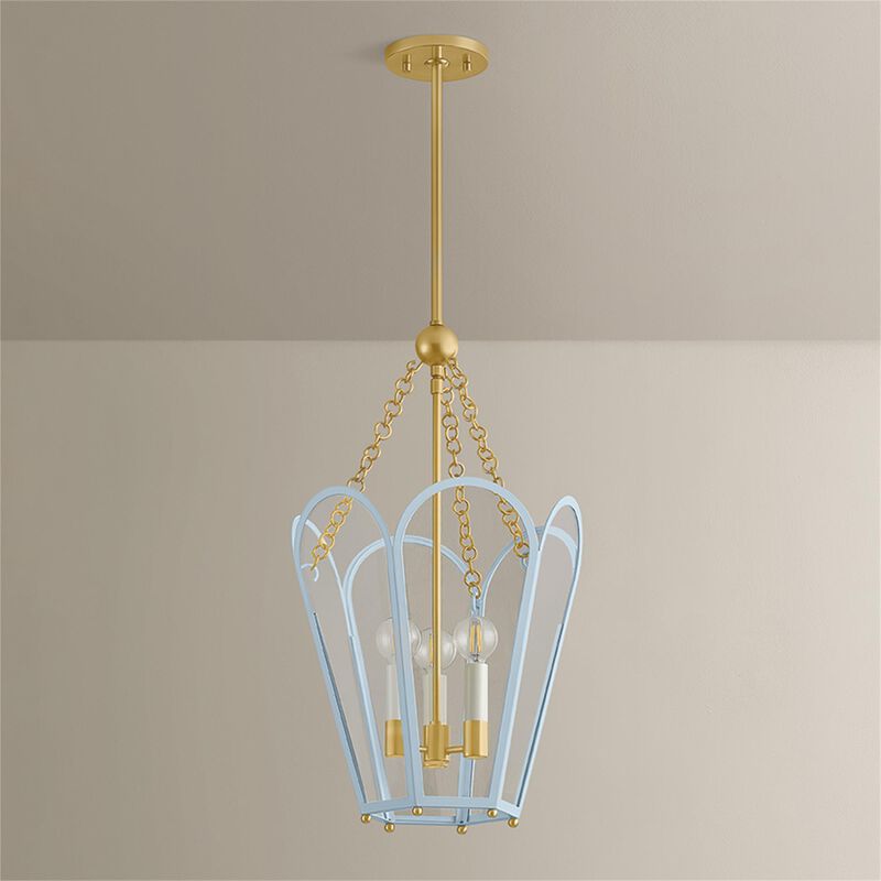 Clarisse Small Lantern Pendant by Mitzi