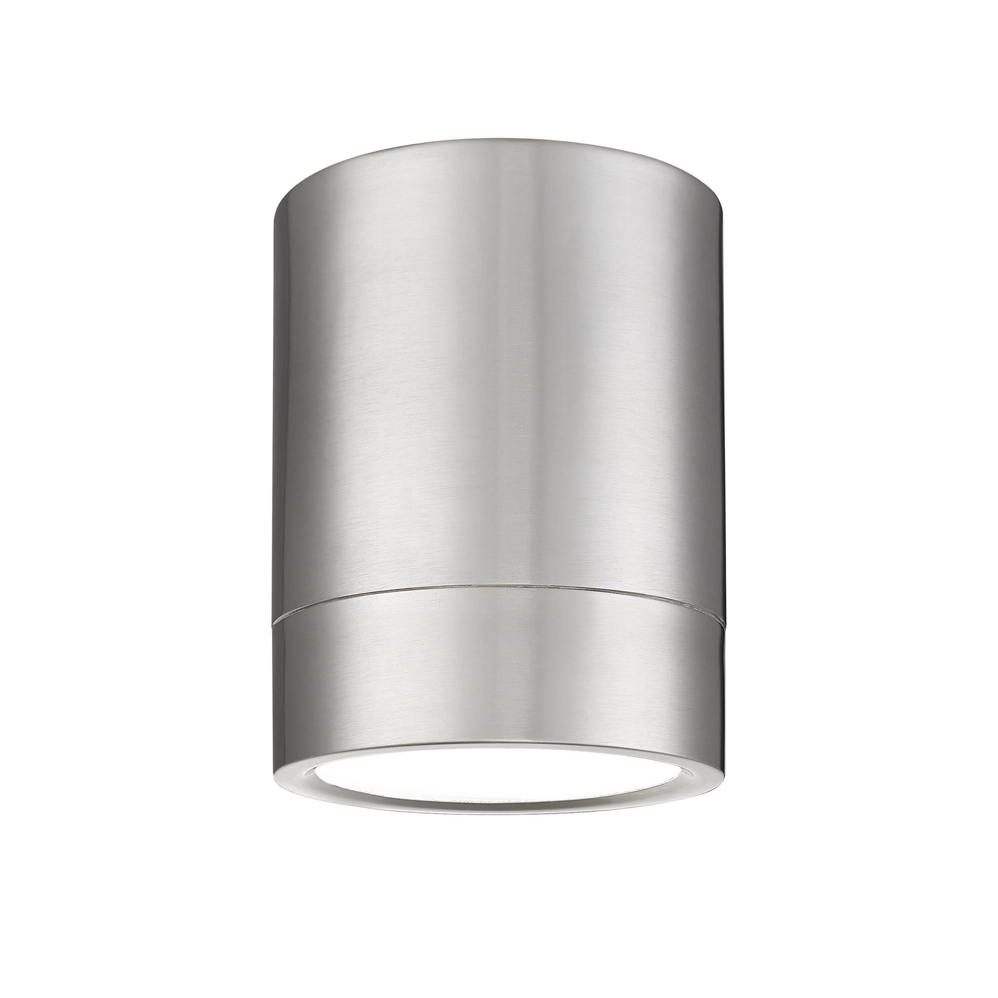 Shown in Brushed Nickel finish and Frosted glass and Frosted shade