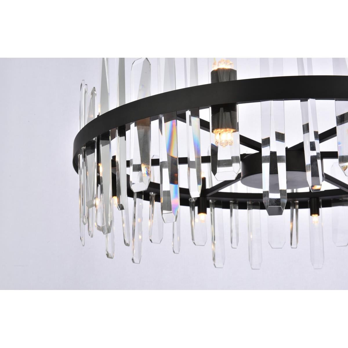Serena 32 Inch 16 Light Chandelier by Elegant Lighting