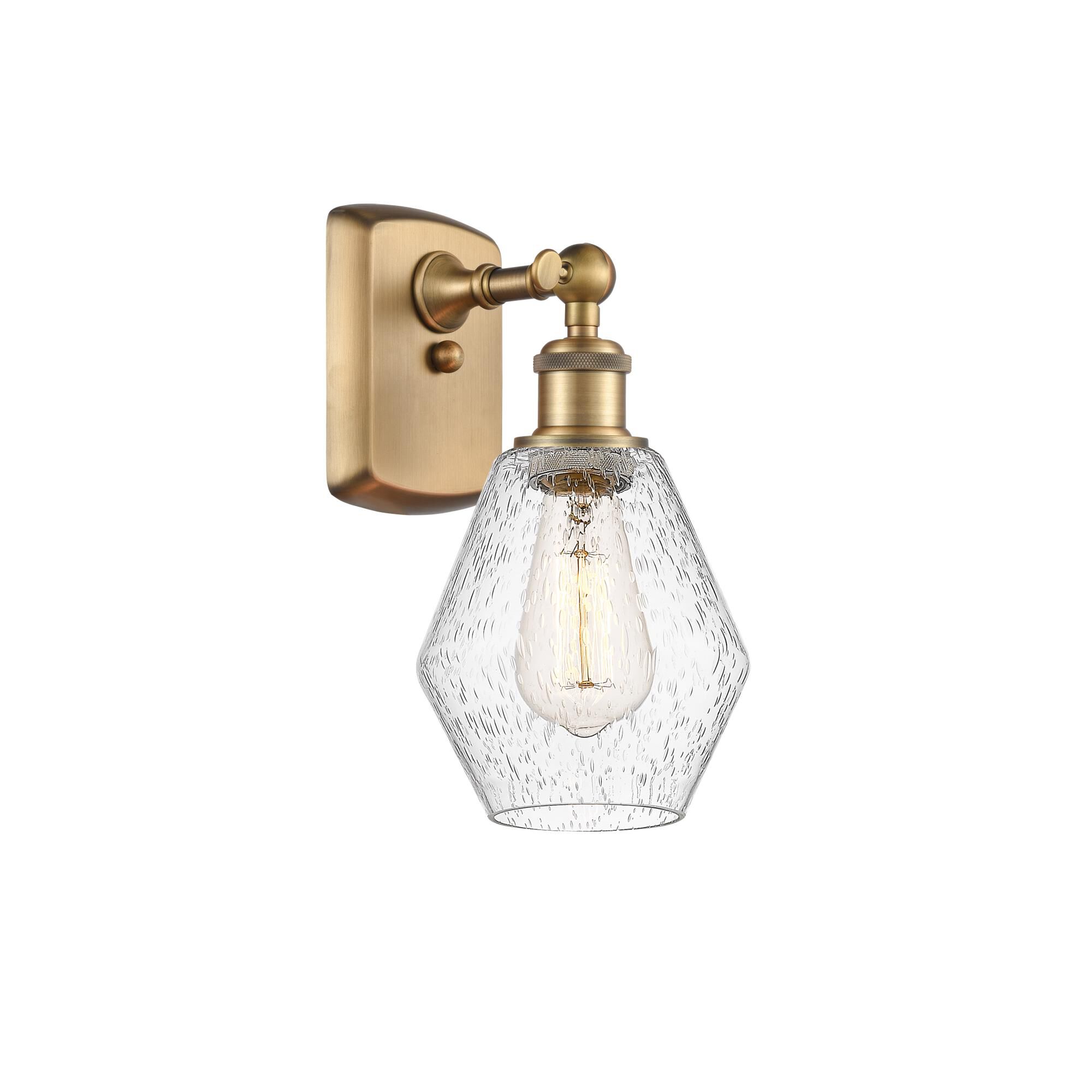 Shown in brushed brass finish