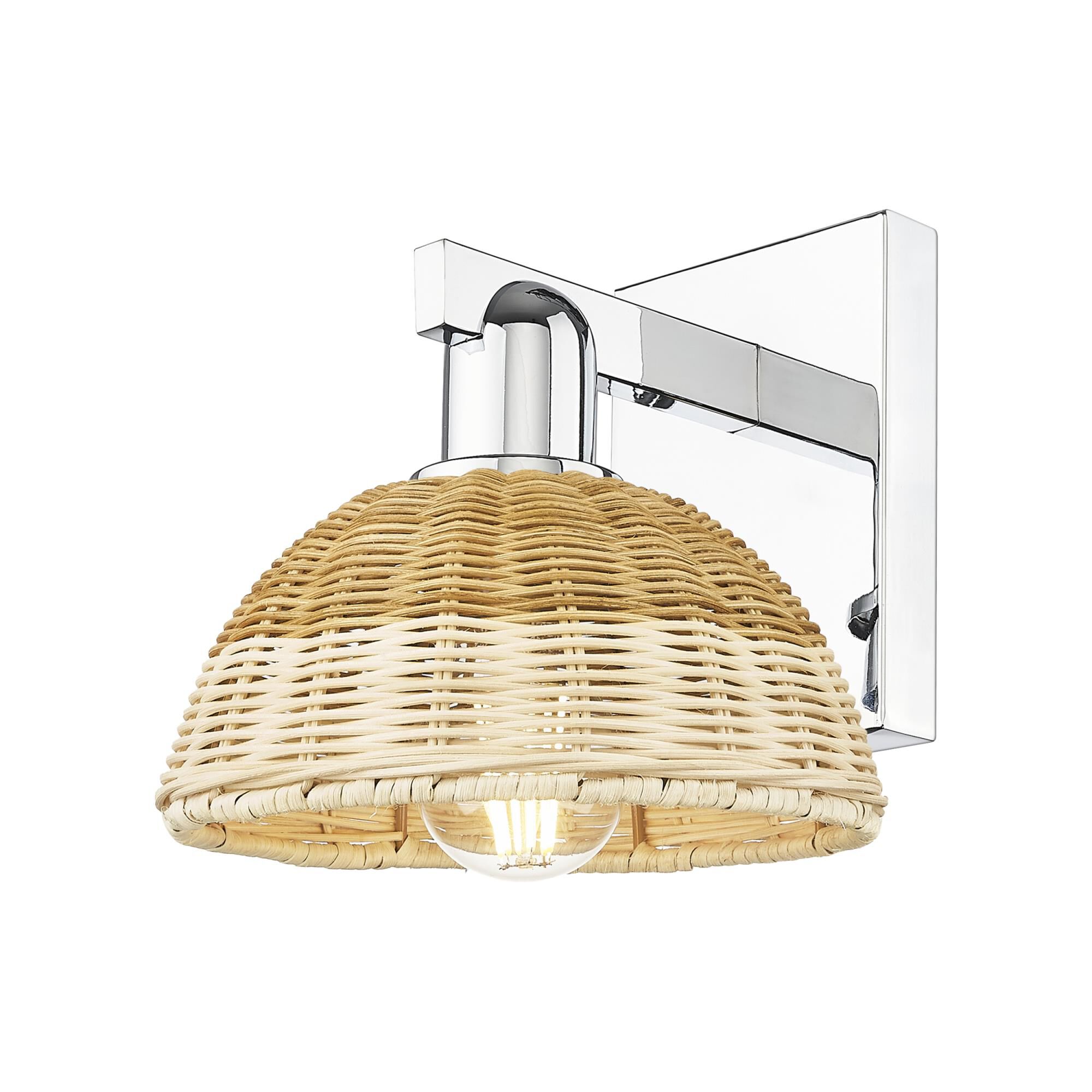 Bruno Marashlian Natural Ballston Dome 11 Inch Wall Sconce by Innovations Lighting